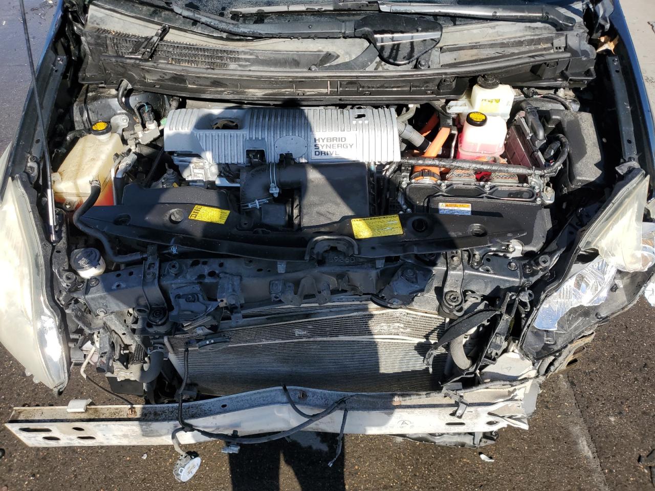 2014 Toyota Prius VIN JTDKN3DU3E0359312 Copart auction photo, front end / hail damage thumbnail 11