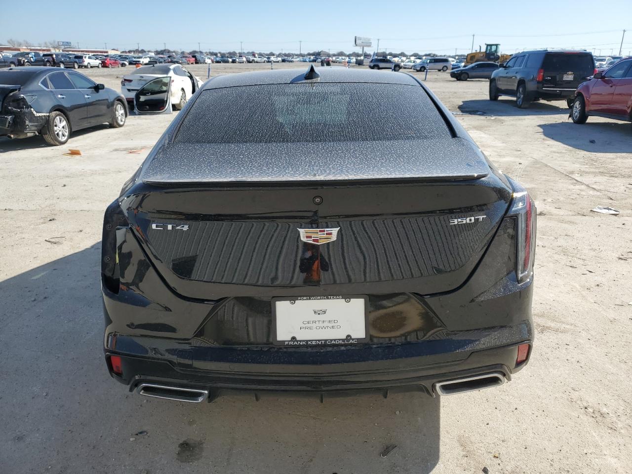 2021 Cadillac CT4 VIN 1G6DC5RK1M0114530 Copart auction photo, front end / side damage thumbnail 6