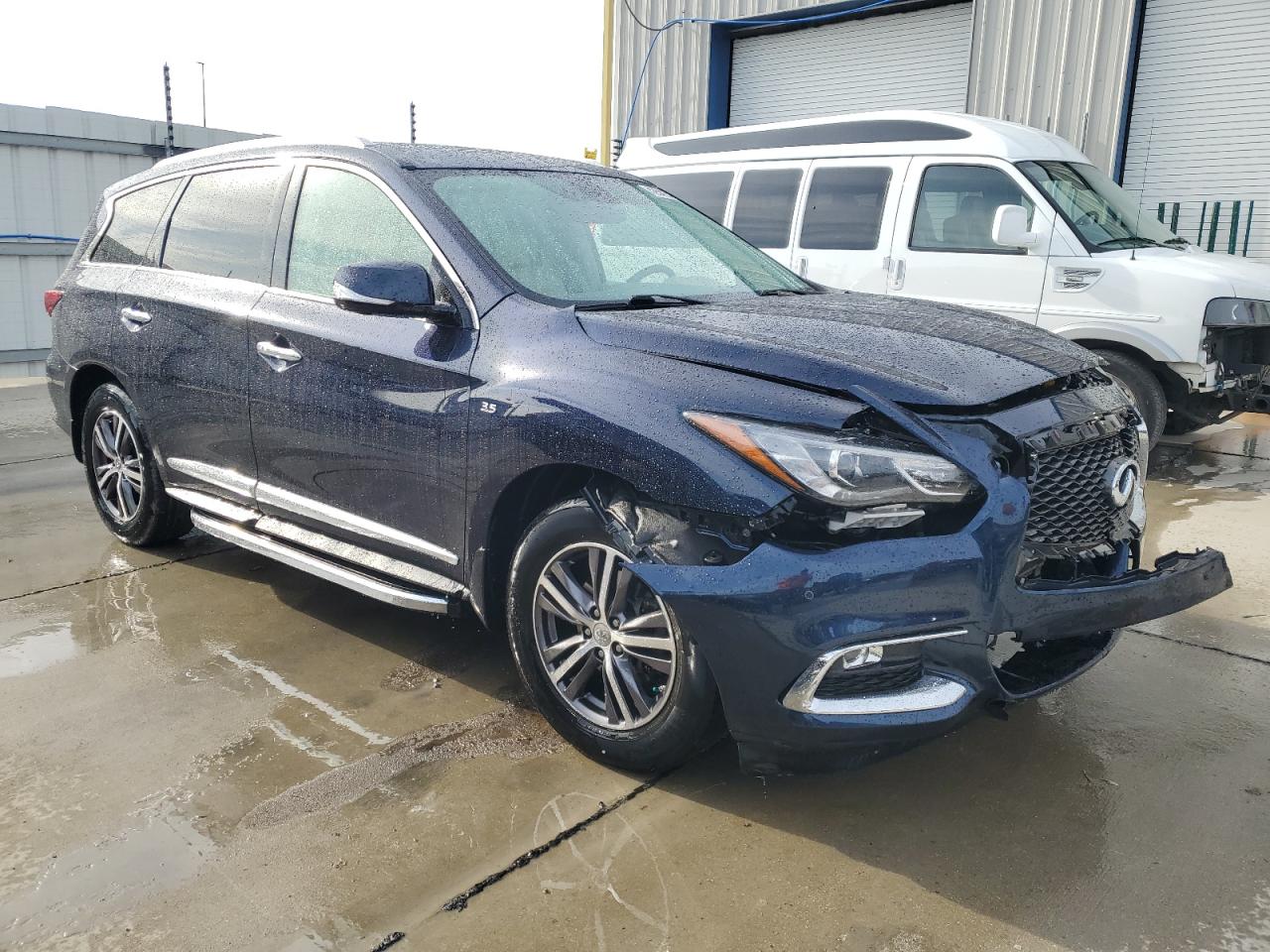 2017 Infiniti QX60 VIN 5N1DL0MM2HC550960 Copart auction photo, front end damage thumbnail 4