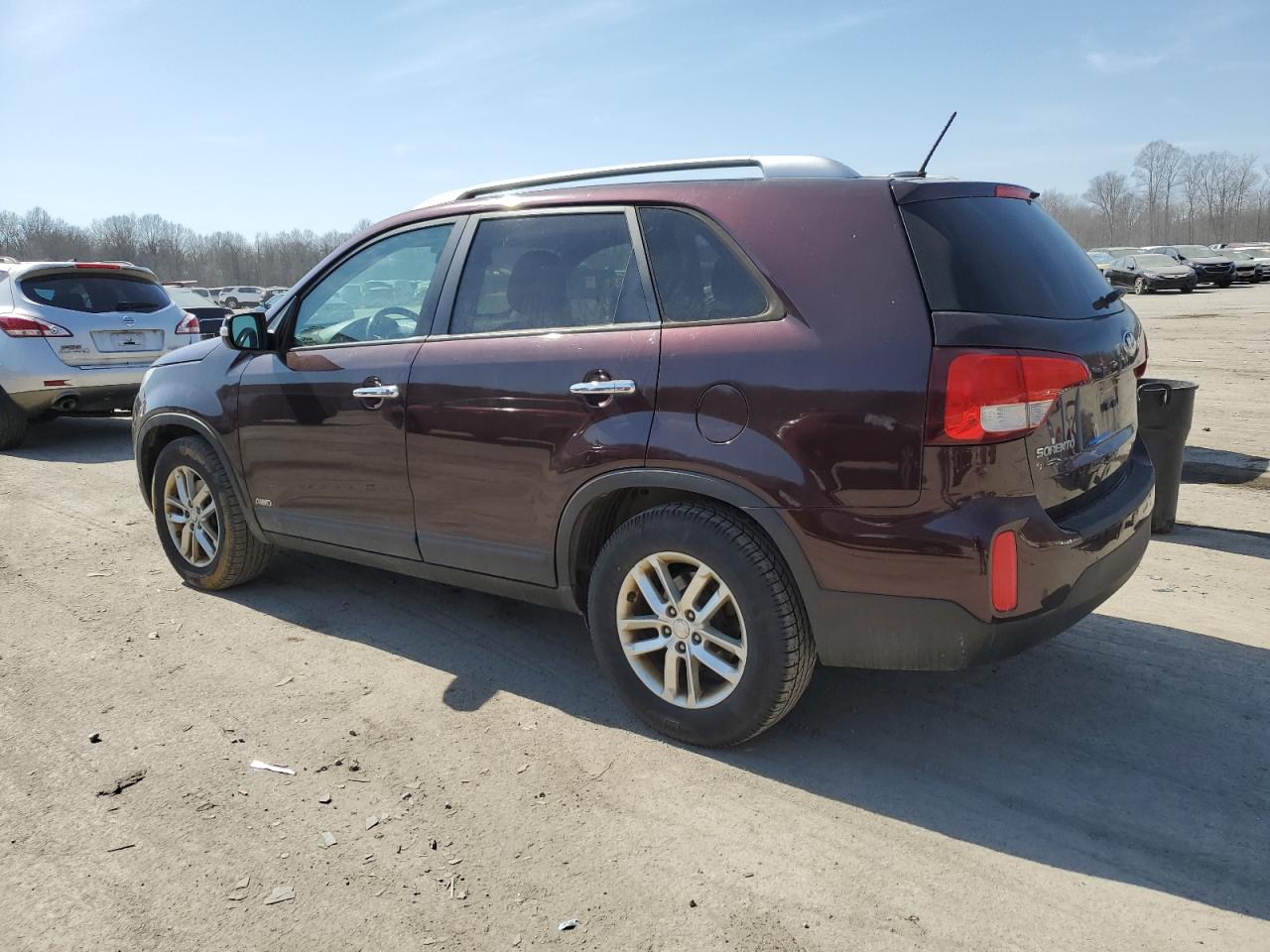 2014 KIA Sorento VIN 5XYKTDA79EG501490 Copart auction photo, mechanical damage thumbnail 2