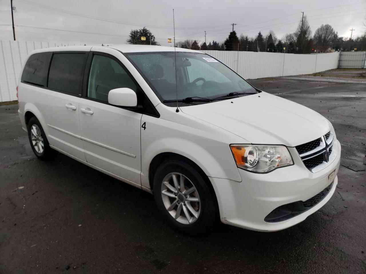 2014 Dodge Caravan VIN 2C4RDGCG5ER184104 Copart auction photo, side damage thumbnail 4