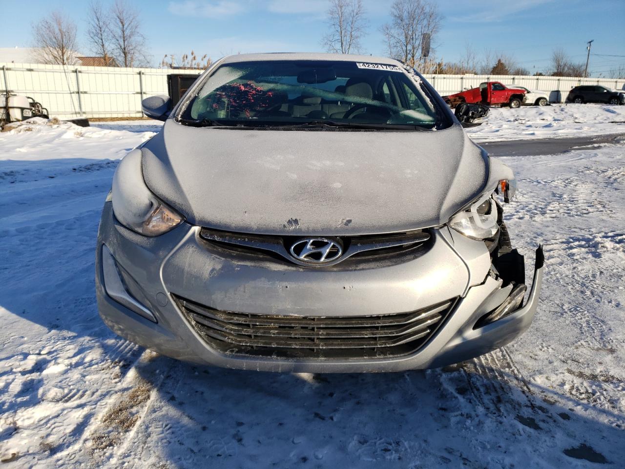2016 Hyundai Elantra VIN KMHDH4AH7GU521771 Copart auction photo, all over damage thumbnail 5