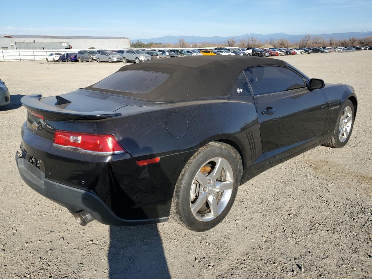 2015 Chevrolet Camaro VIN 2G1FD3D32F9295940 Copart auction photo, rear end / front end damage thumbnail 3