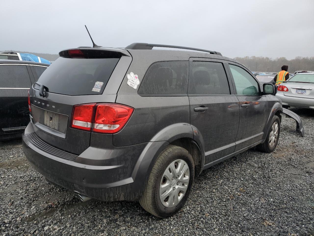 2017 Dodge Journey VIN 3C4PDDAG3HT521105 Copart auction photo, front end / minor dent/scratches damage thumbnail 3