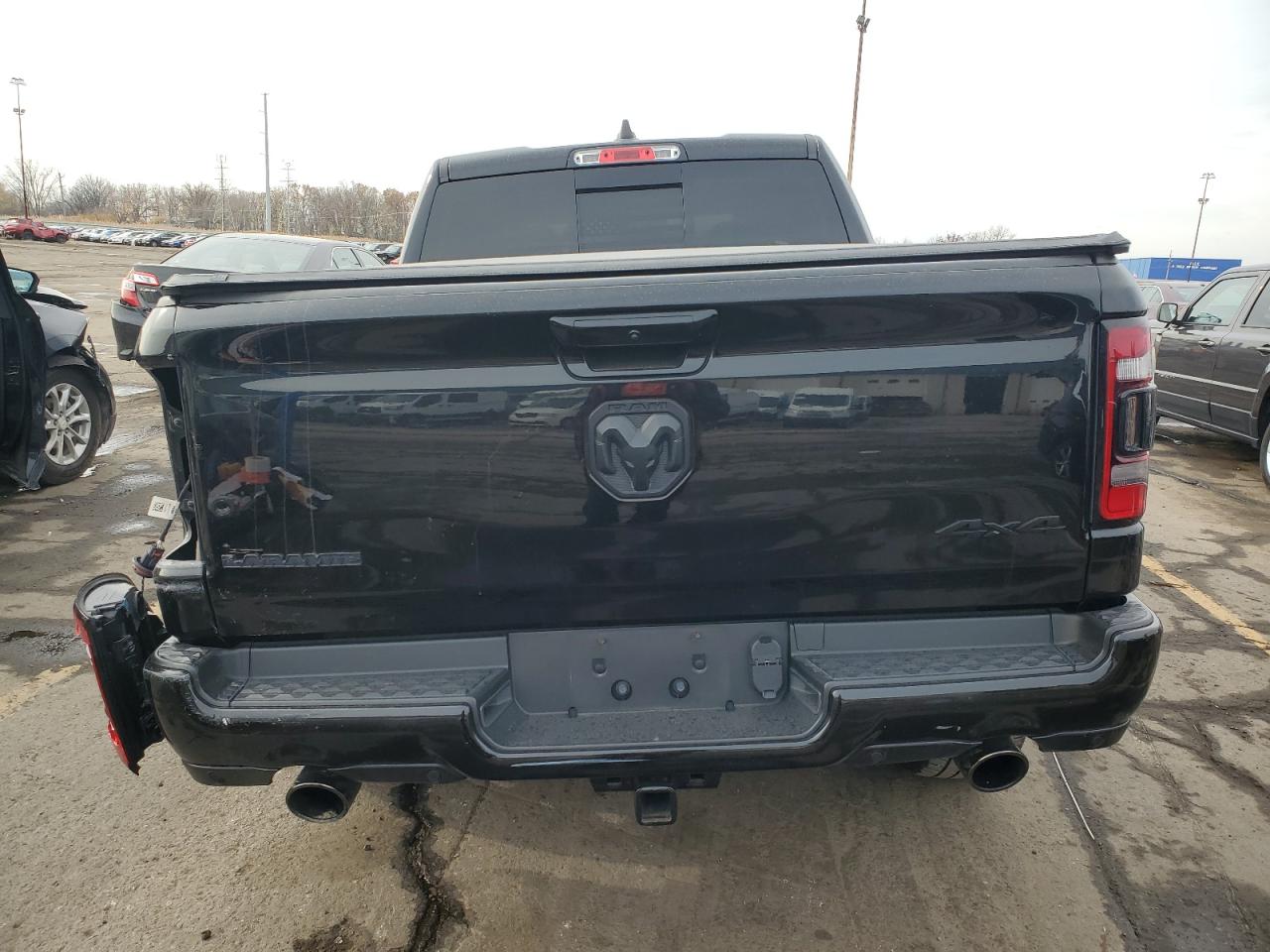 2022 RAM 1500 VIN 1C6SRFJT2NN280970 Copart auction photo, side damage thumbnail 6