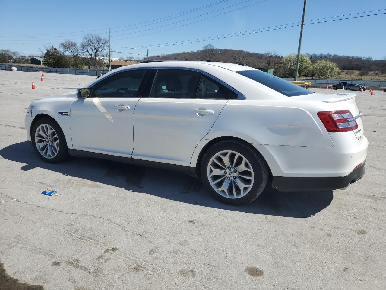 2013 Ford Taurus VIN 1FAHP2F8XDG202743 Copart auction photo, front end damage thumbnail 2
