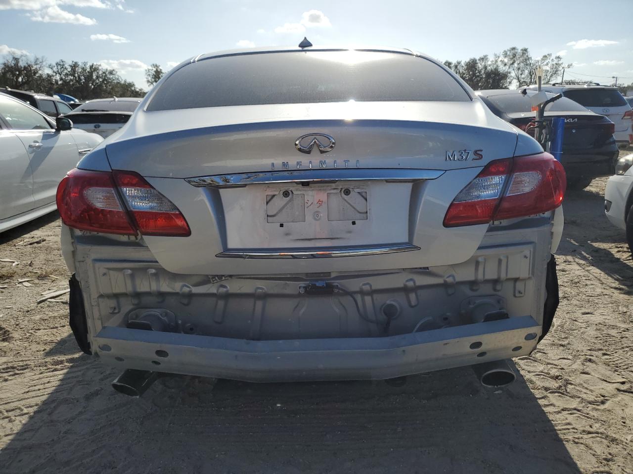 2012 Infiniti M VIN JN1BY1AP7CM332861 Copart auction photo, rear end damage thumbnail 6