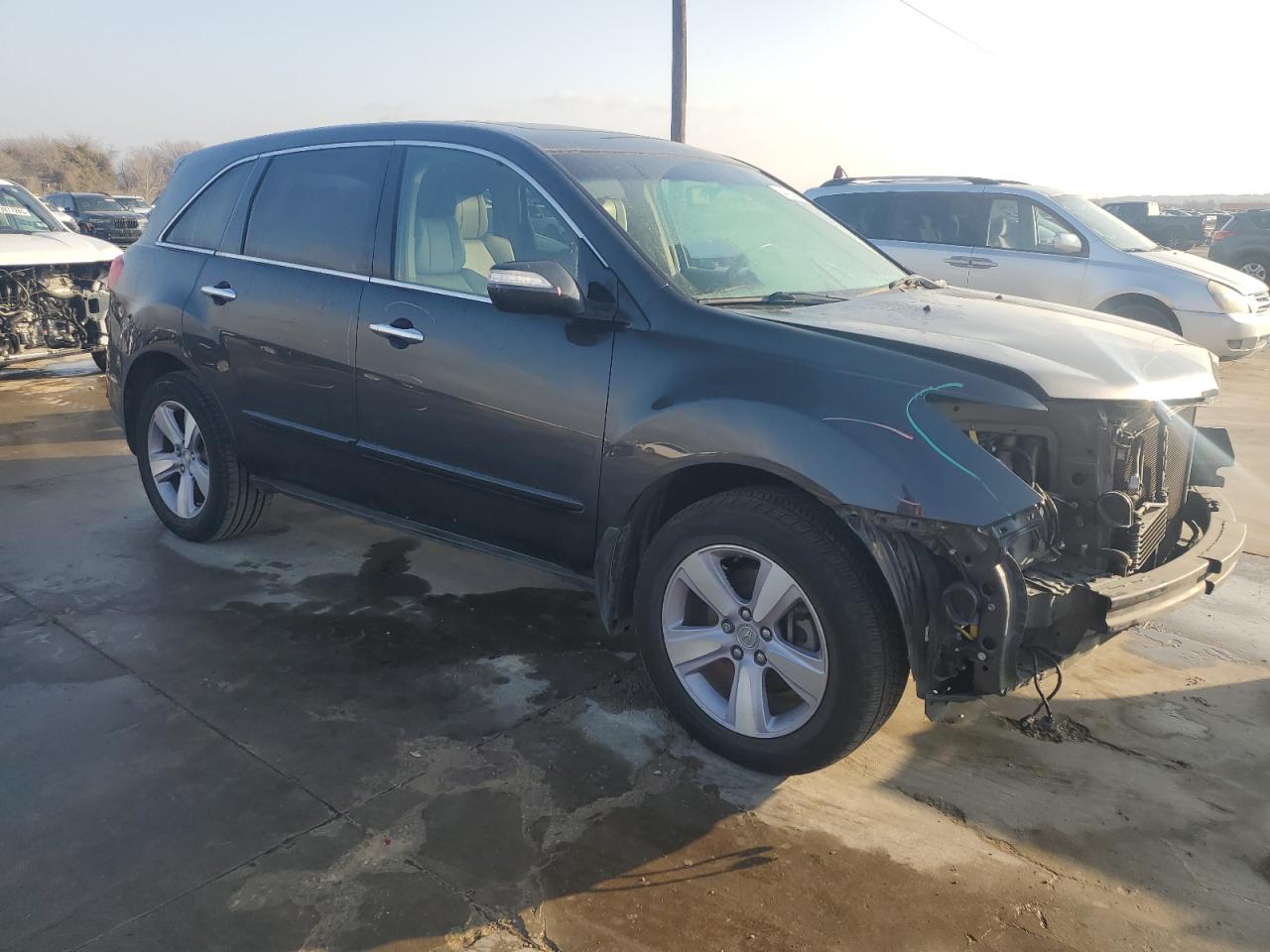 2013 Acura MDX VIN 2HNYD2H35DH524404 Copart auction photo, front end damage thumbnail 4