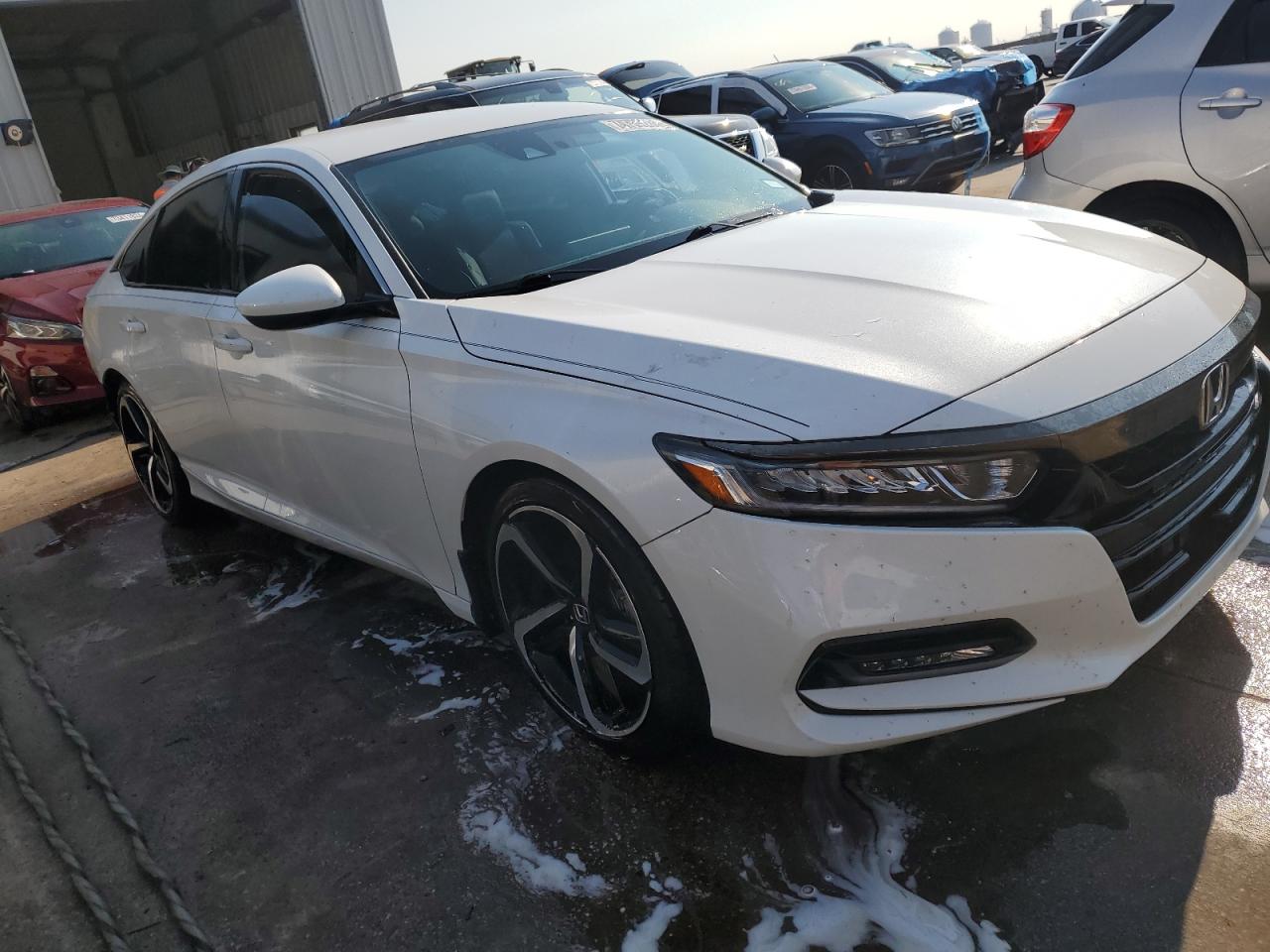 2019 Honda Accord VIN 1HGCV1F37KA032965 Copart auction photo, rear end damage thumbnail 4
