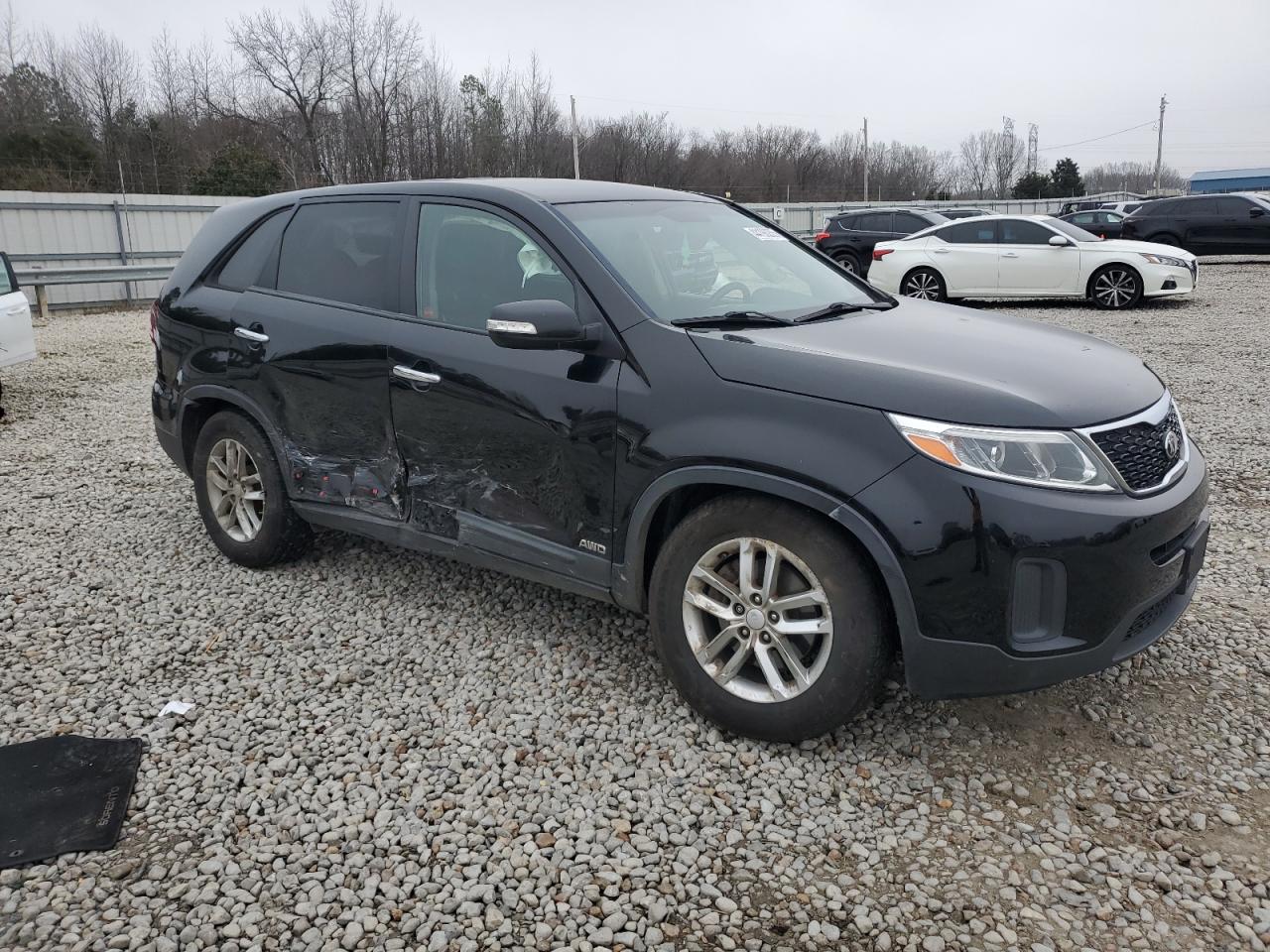 2014 KIA Sorento VIN 5XYKTCA61EG526255 Copart auction photo, side damage thumbnail 4