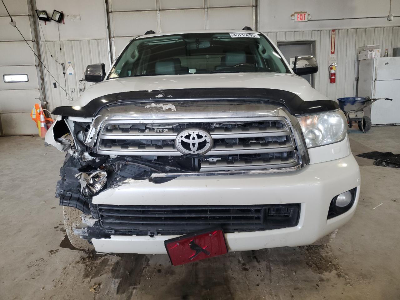 2013 Toyota Sequoia VIN 5TDDY5G1XDS075233 Copart auction photo, front end / side damage thumbnail 5