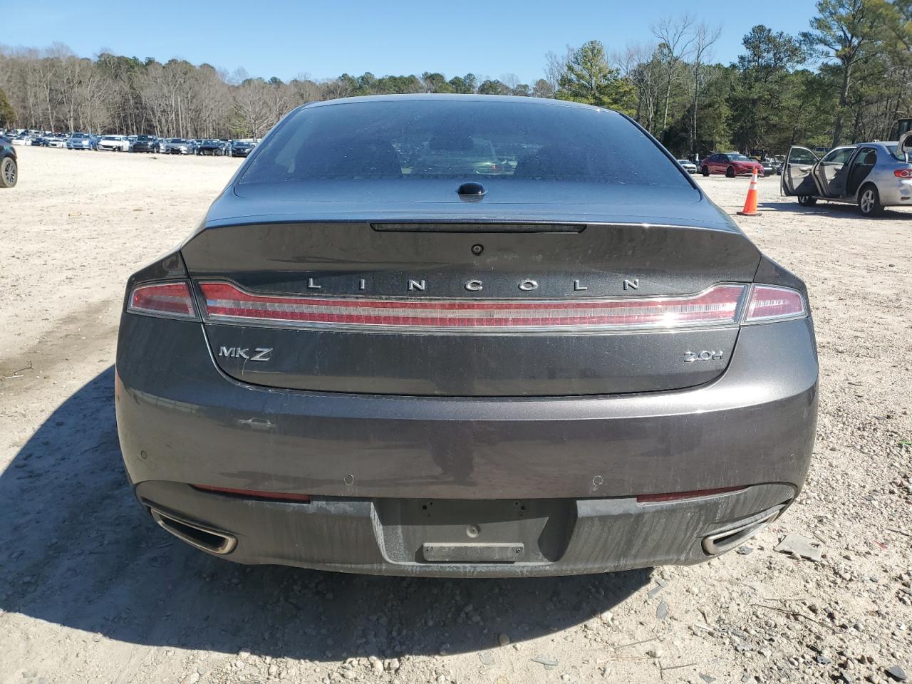 2015 Lincoln MKZ VIN 3LN6L2LU3FR617781 Copart auction photo, side damage thumbnail 6
