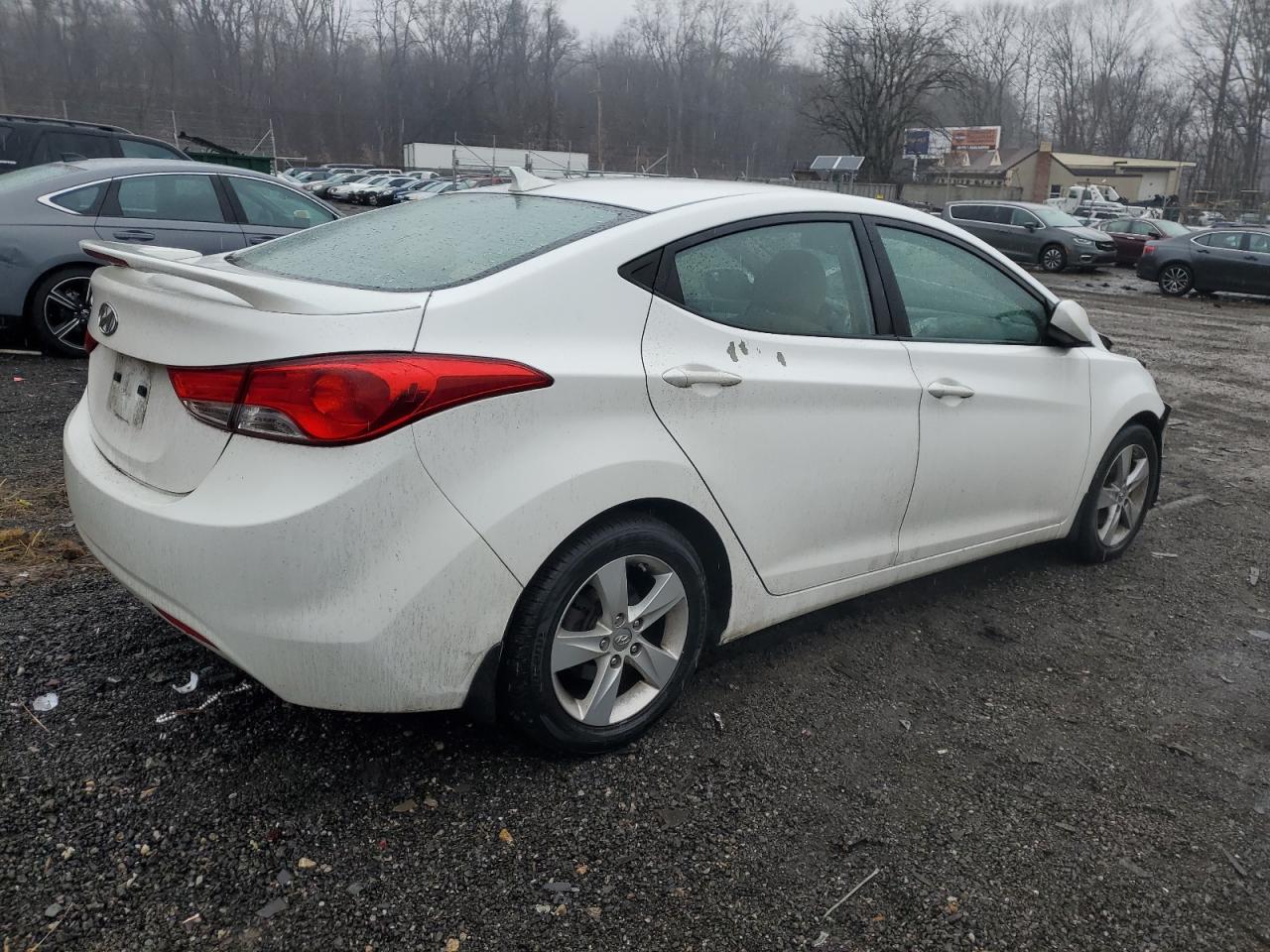 2013 Hyundai Elantra VIN 5NPDH4AE9DH395090 Copart auction photo, front end damage thumbnail 3
