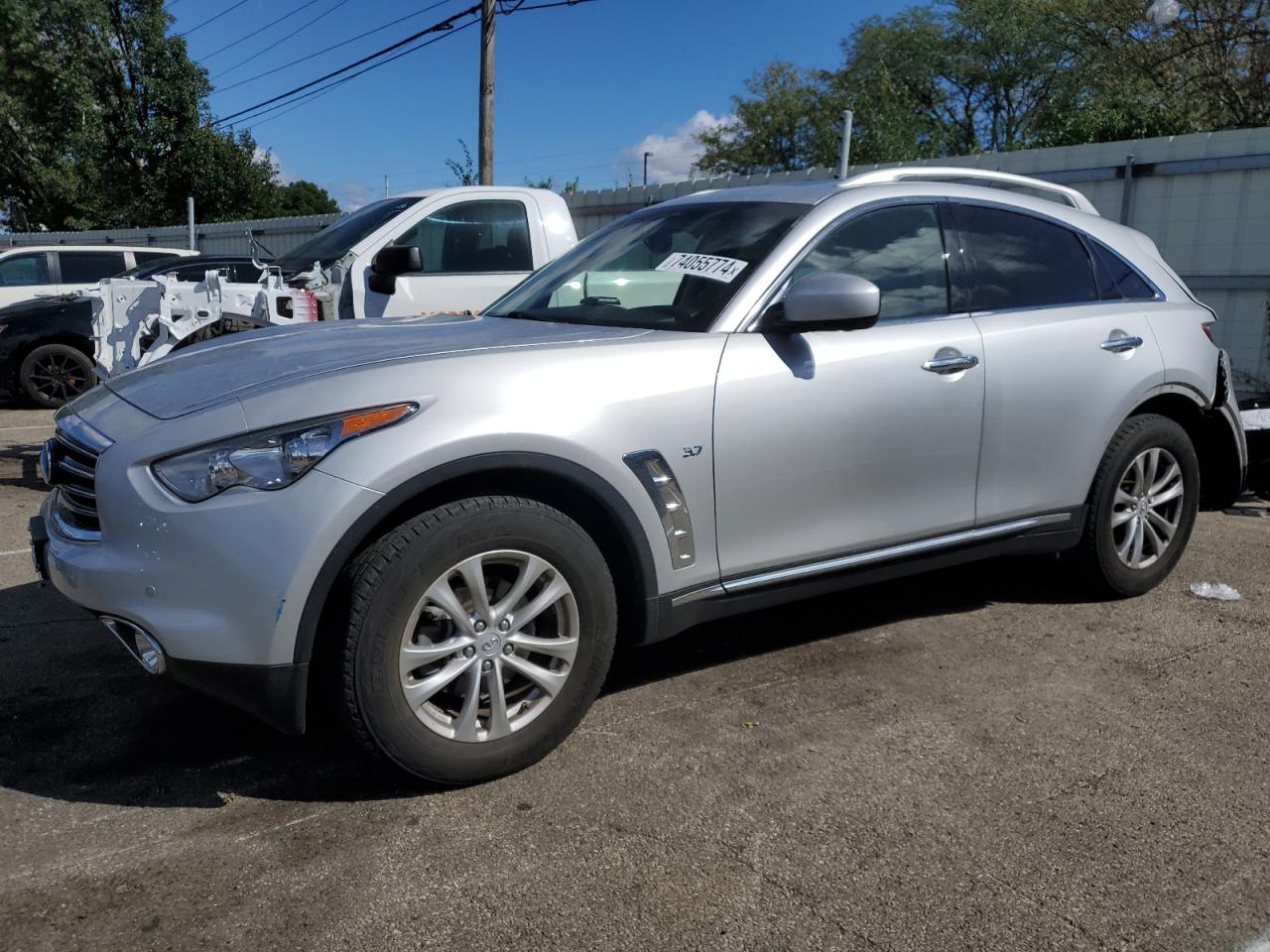 2015 Infiniti QX70 VIN JN8CS1MW3FM482349