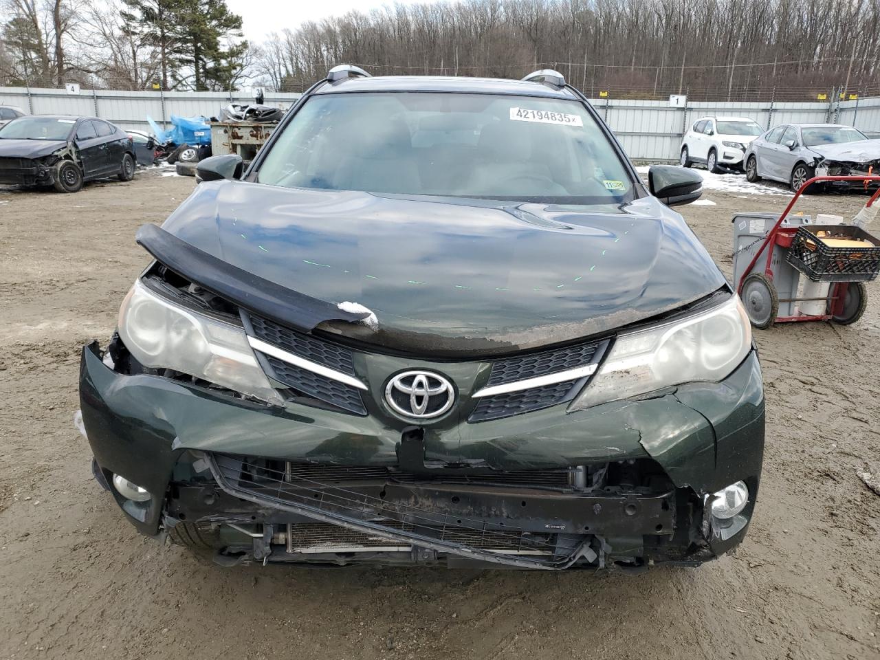 2013 Toyota RAV 4 VIN 2T3RFREV8DW115073 Copart auction photo, front end / minor dent/scratches damage thumbnail 5