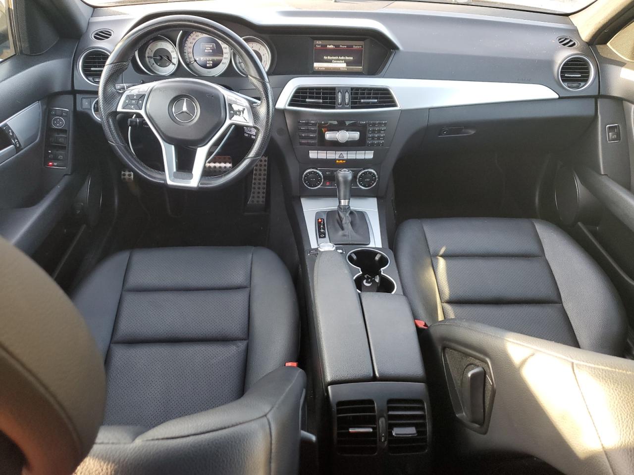 2013 Mercedes-Benz C-klasse VIN WDDGF4HBXDA871620 Copart auction photo, front end damage thumbnail 8