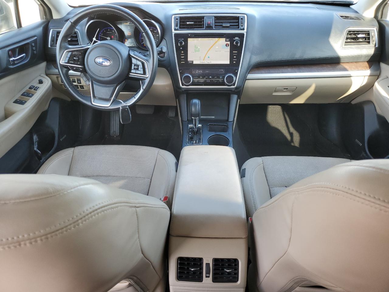 2018 Subaru Outback VIN 4S4BSANCXJ3326296 Copart auction photo, front end / side damage thumbnail 8