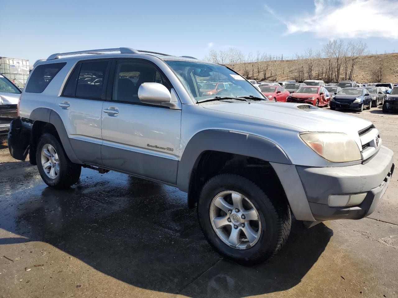 2003 Toyota 4Runner VIN JTEBT14RX30019525 Copart auction photo, rear end / side damage thumbnail 4