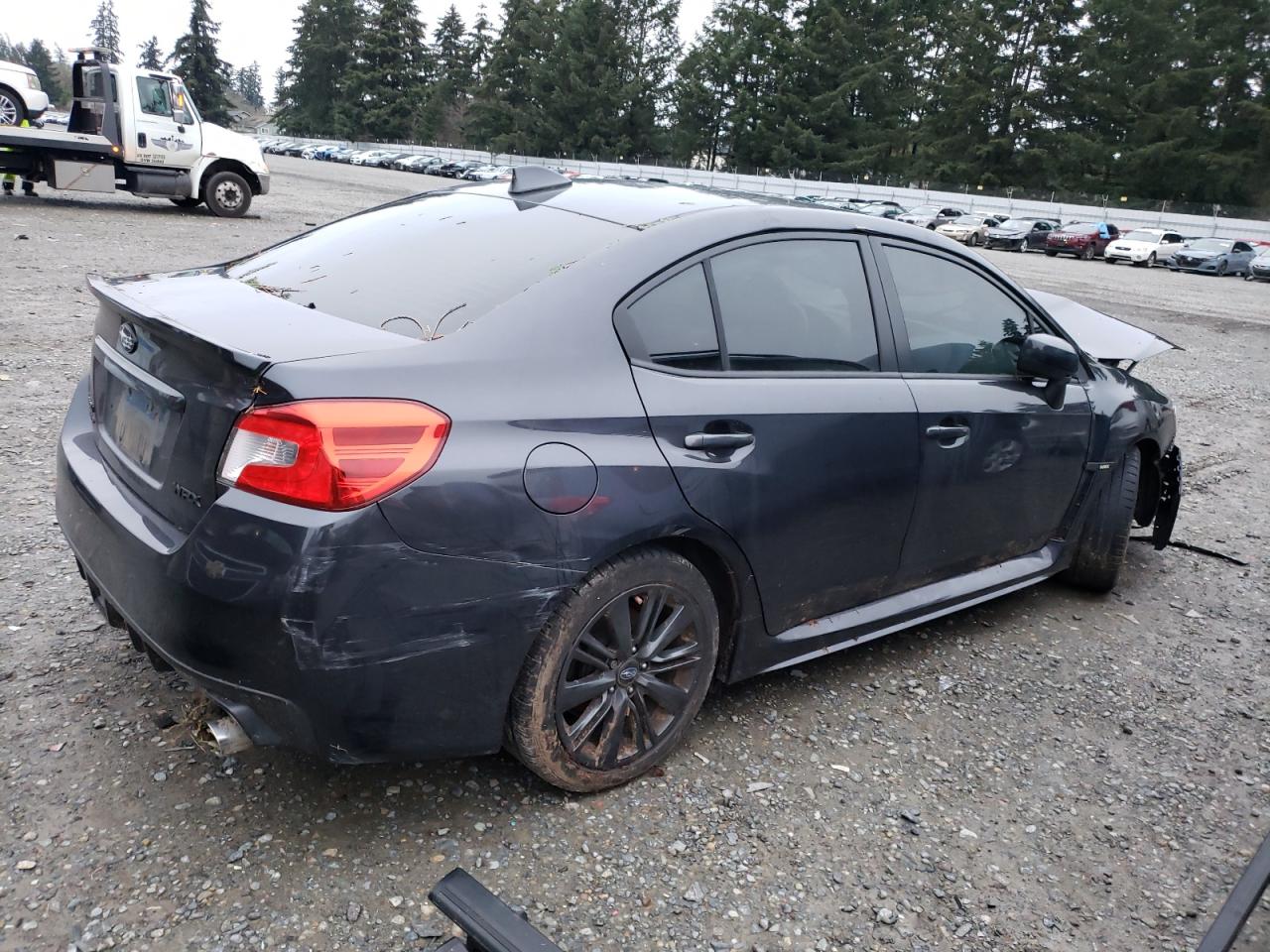 2015 Subaru WRX VIN JF1VA1D65F9803940 Copart auction photo, all over damage thumbnail 3