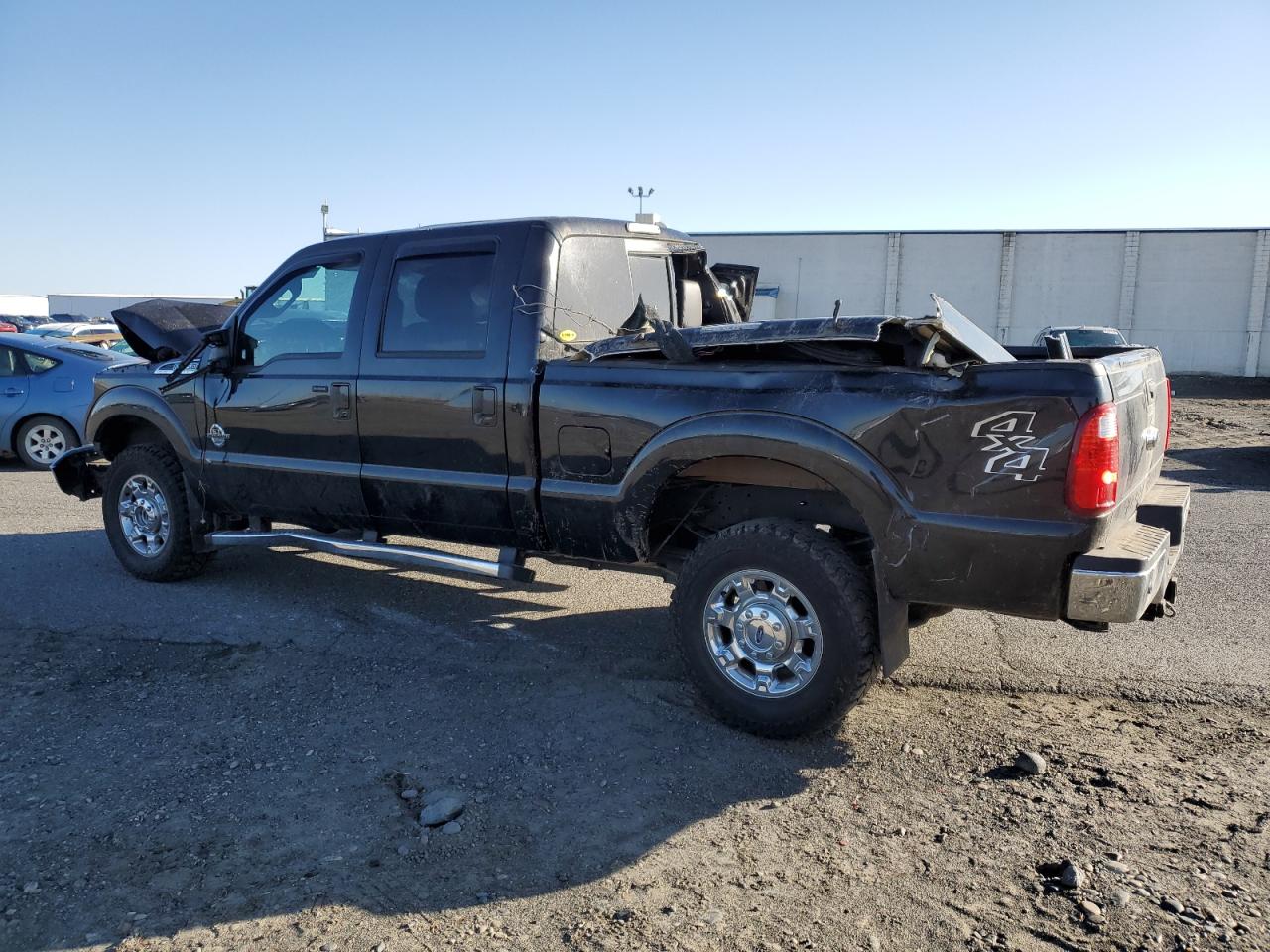 2014 Ford F350 VIN 1FT8W3BT7EEA16104 Copart auction photo, rollover damage thumbnail 2