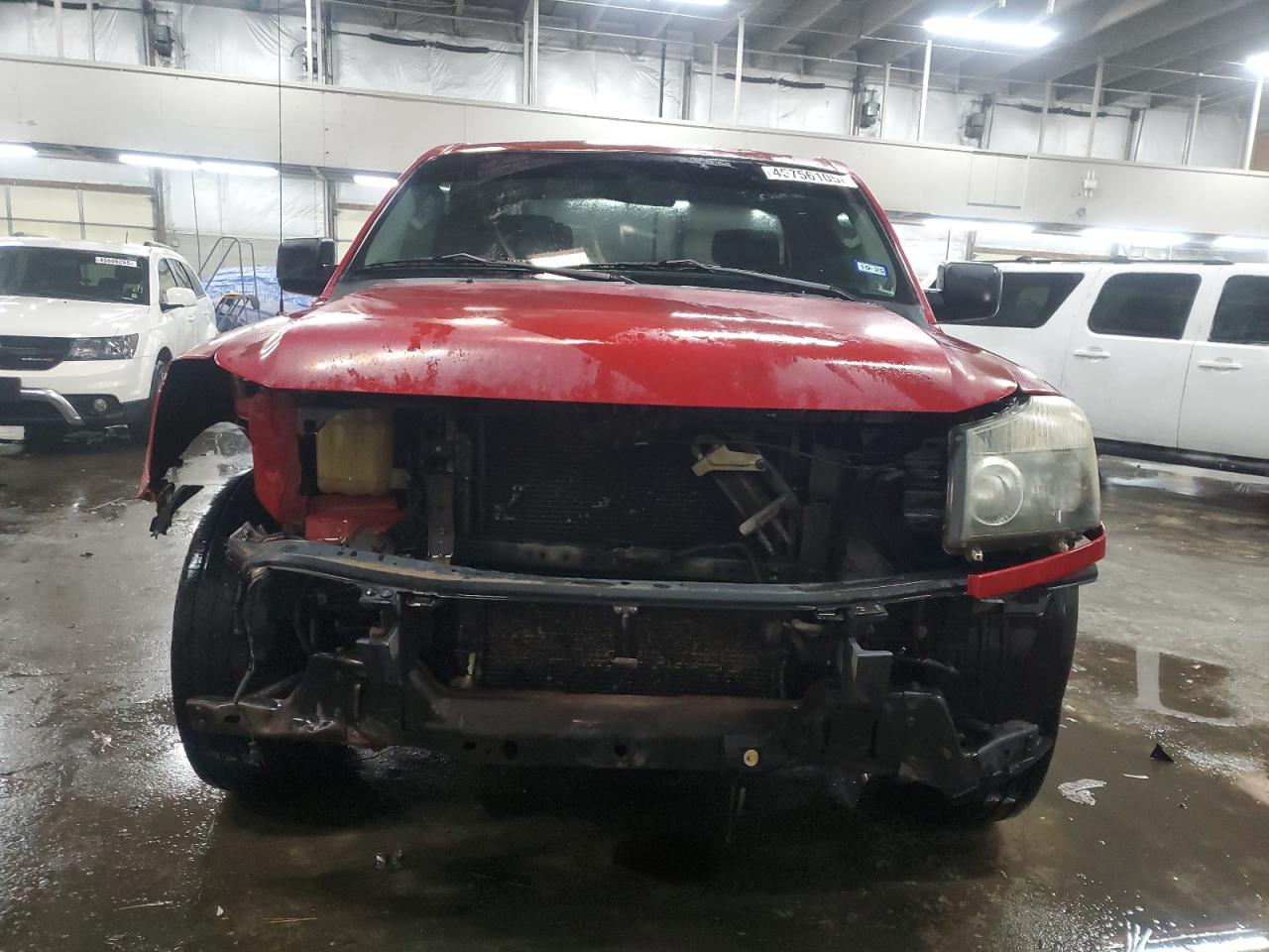 2009 Nissan Titan VIN 1N6BA06A99N314801 Copart auction photo, front end / rear end damage thumbnail 5