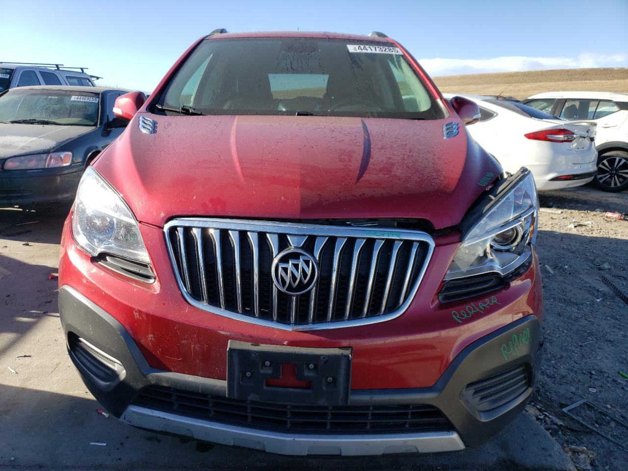 2015 Buick Encore VIN KL4CJESB2FB036821 Copart auction photo, front end / minor dent/scratches damage thumbnail 5
