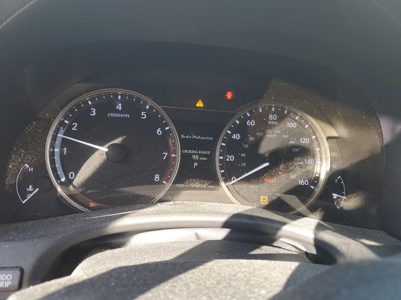 2013 Lexus GS VIN JTHCE1BL4D5011294 Copart auction photo, front end damage thumbnail 9
