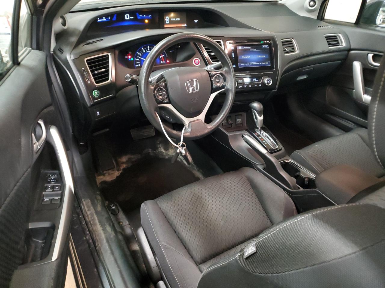 2015 Honda Civic VIN 2HGFG3B80FH500160 Copart auction photo, side damage thumbnail 8