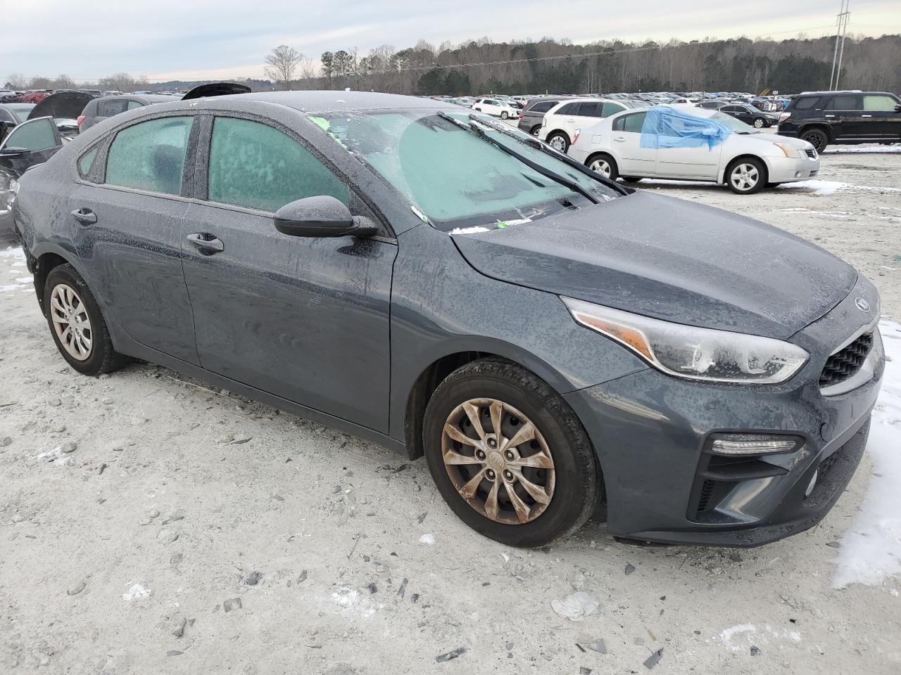 2019 KIA Forte VIN 3KPF24AD5KE096263 Copart auction photo, rear end / side damage thumbnail 4