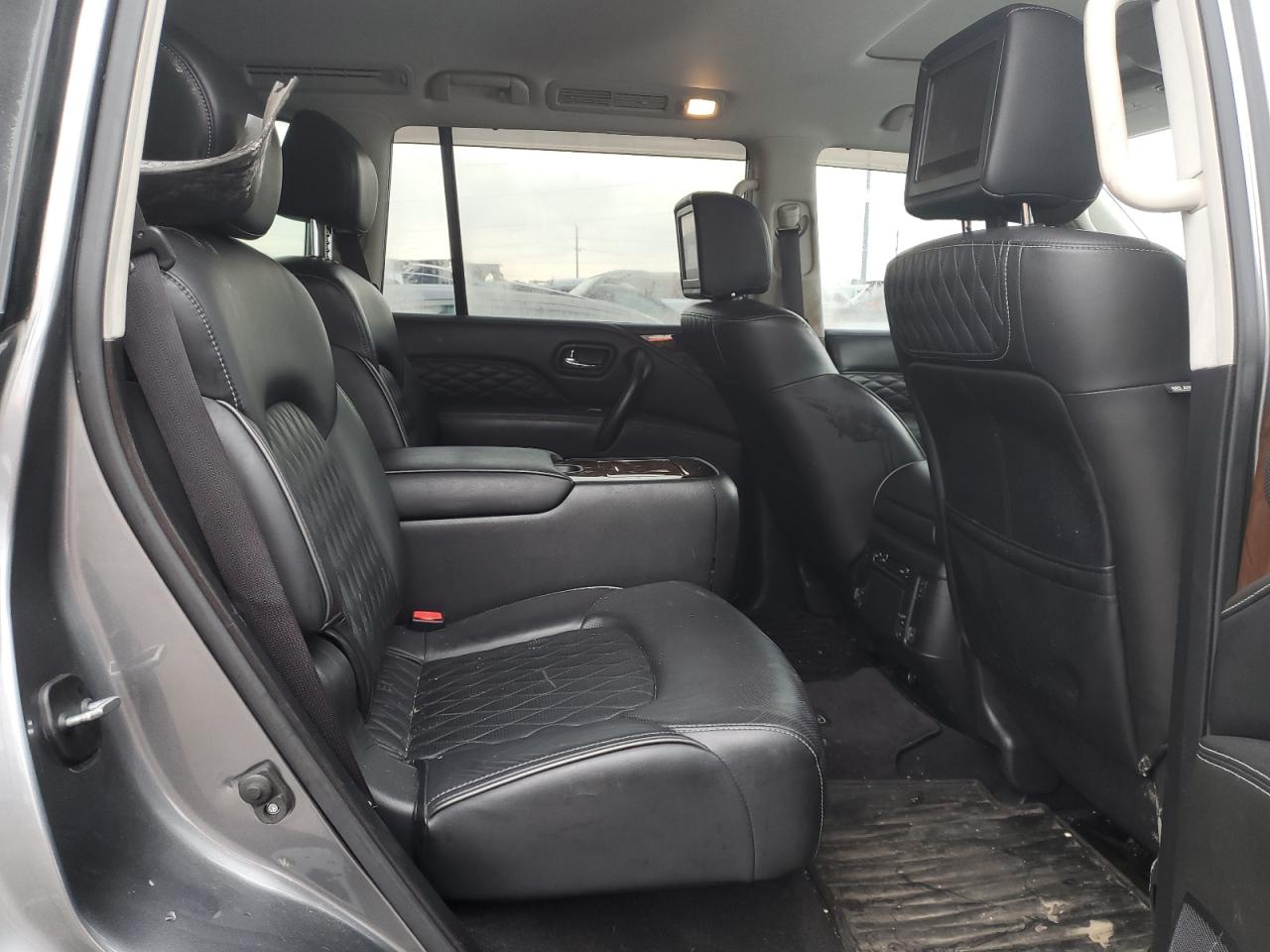 2018 Infiniti QX80 VIN JN8AZ2NEXJ9192605 Copart auction photo, side / front end damage thumbnail 12