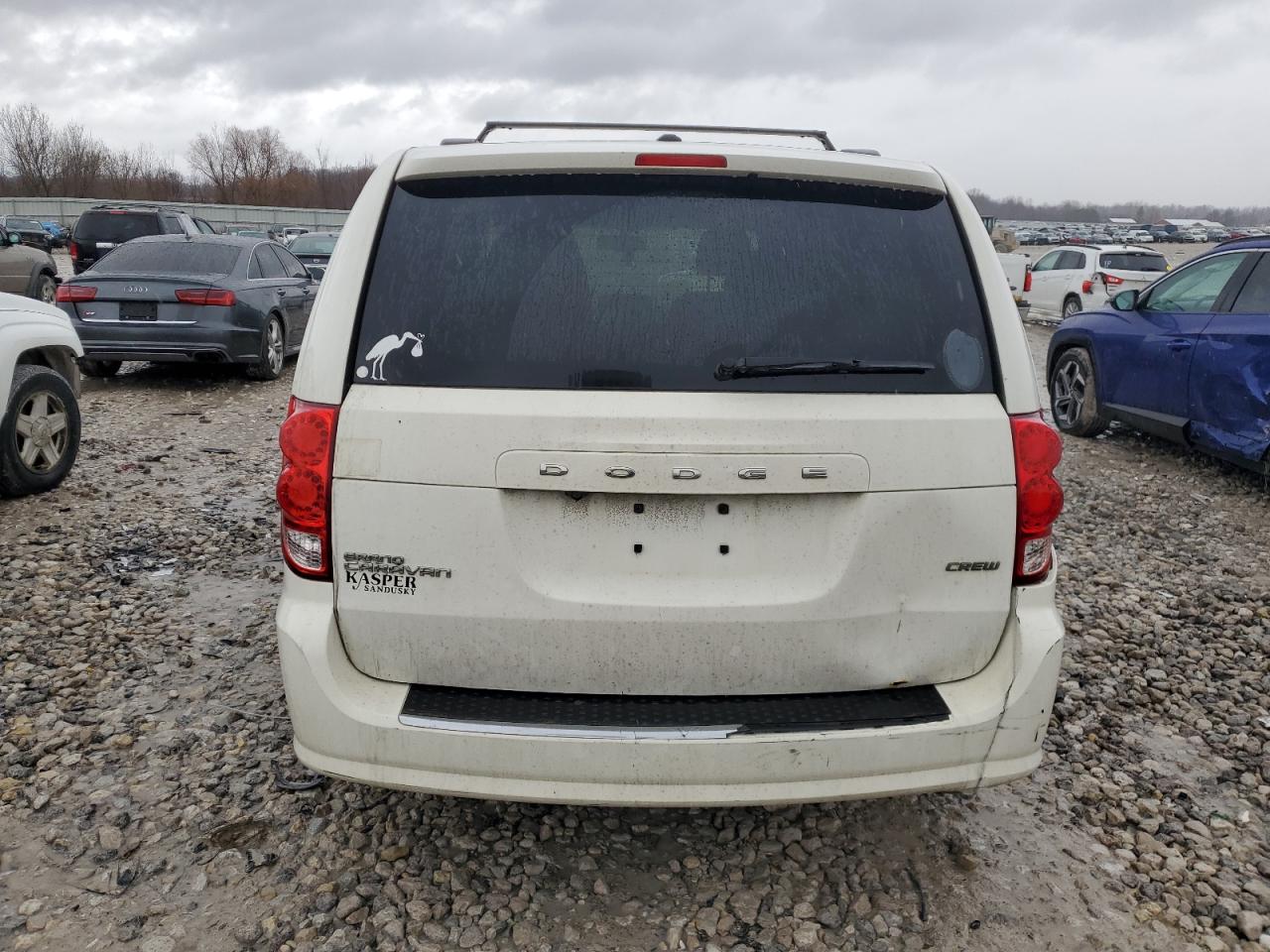 2013 Dodge Caravan VIN 2C4RDGDG3DR537162 Copart auction photo, all over damage thumbnail 6