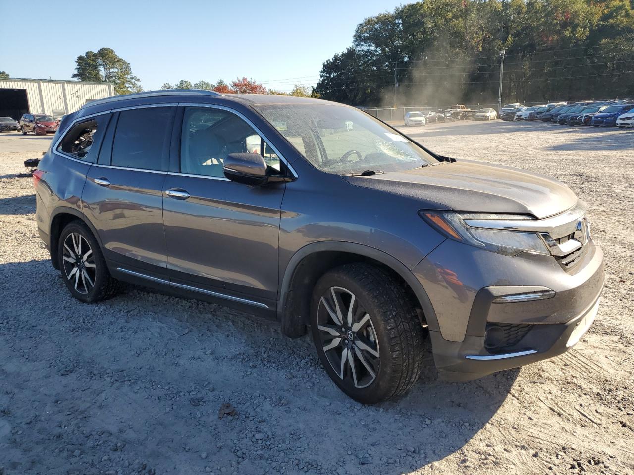 2019 Honda Pilot VIN 5FNYF6H03KB015766 Copart auction photo, all over damage thumbnail 4