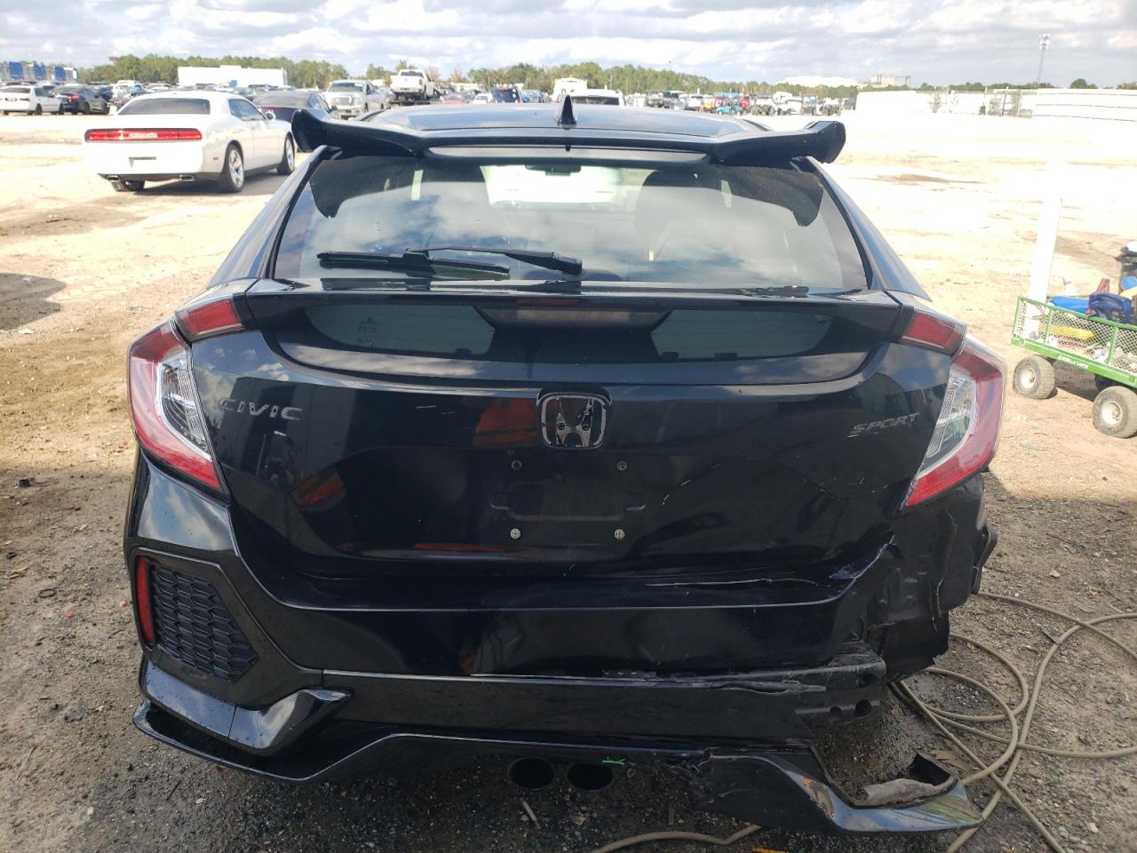 2017 Honda Civic VIN SHHFK7H49HU403717 Copart auction photo, rear end damage thumbnail 6