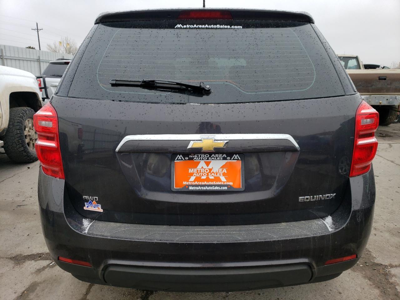 2016 Chevrolet Equinox VIN 2GNFLEEK0G6222880 Copart auction photo, front end / minor dent/scratches damage thumbnail 6
