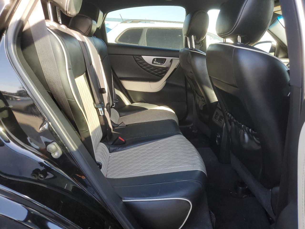 2017 Infiniti QX70 VIN JN8CS1MU0HM144151 Copart auction photo, front end / rear end damage thumbnail 10