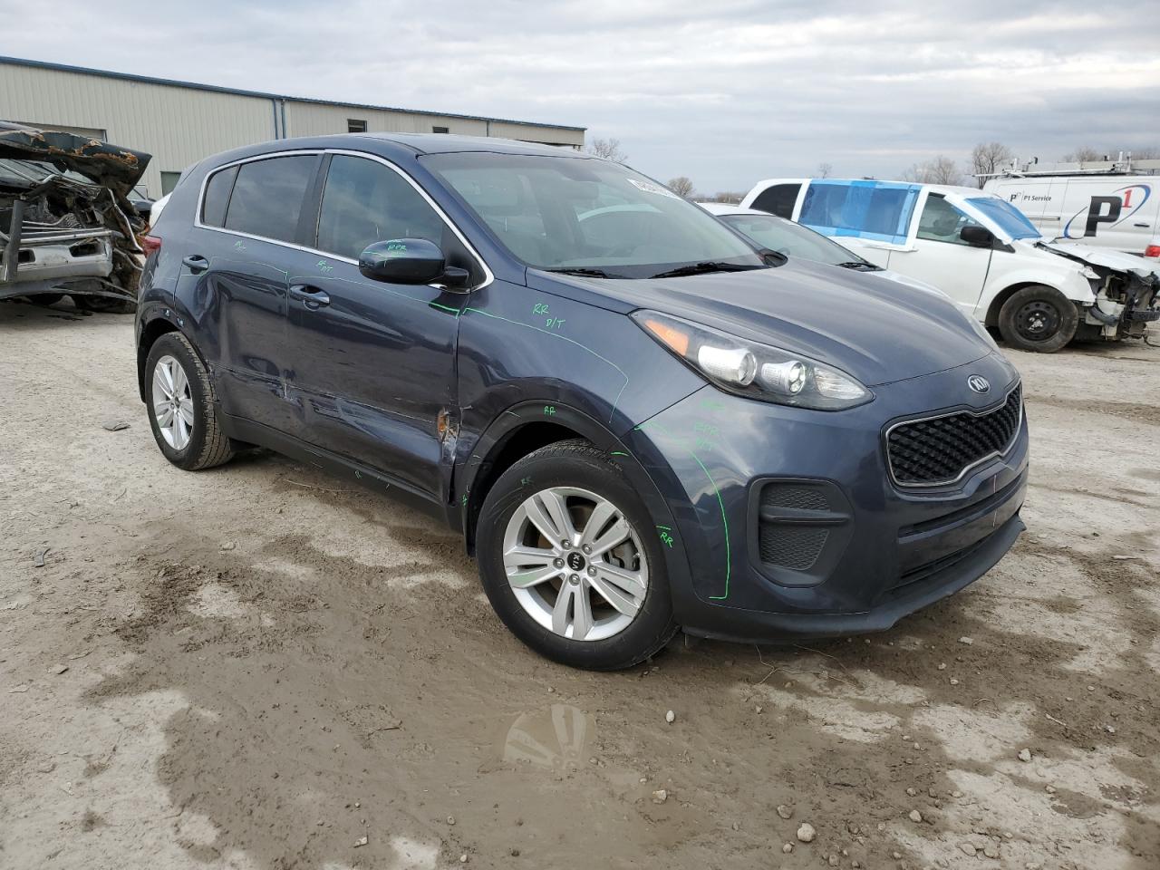 2018 KIA Sportage VIN KNDPM3ACXJ7488525 Copart auction photo, side damage thumbnail 4