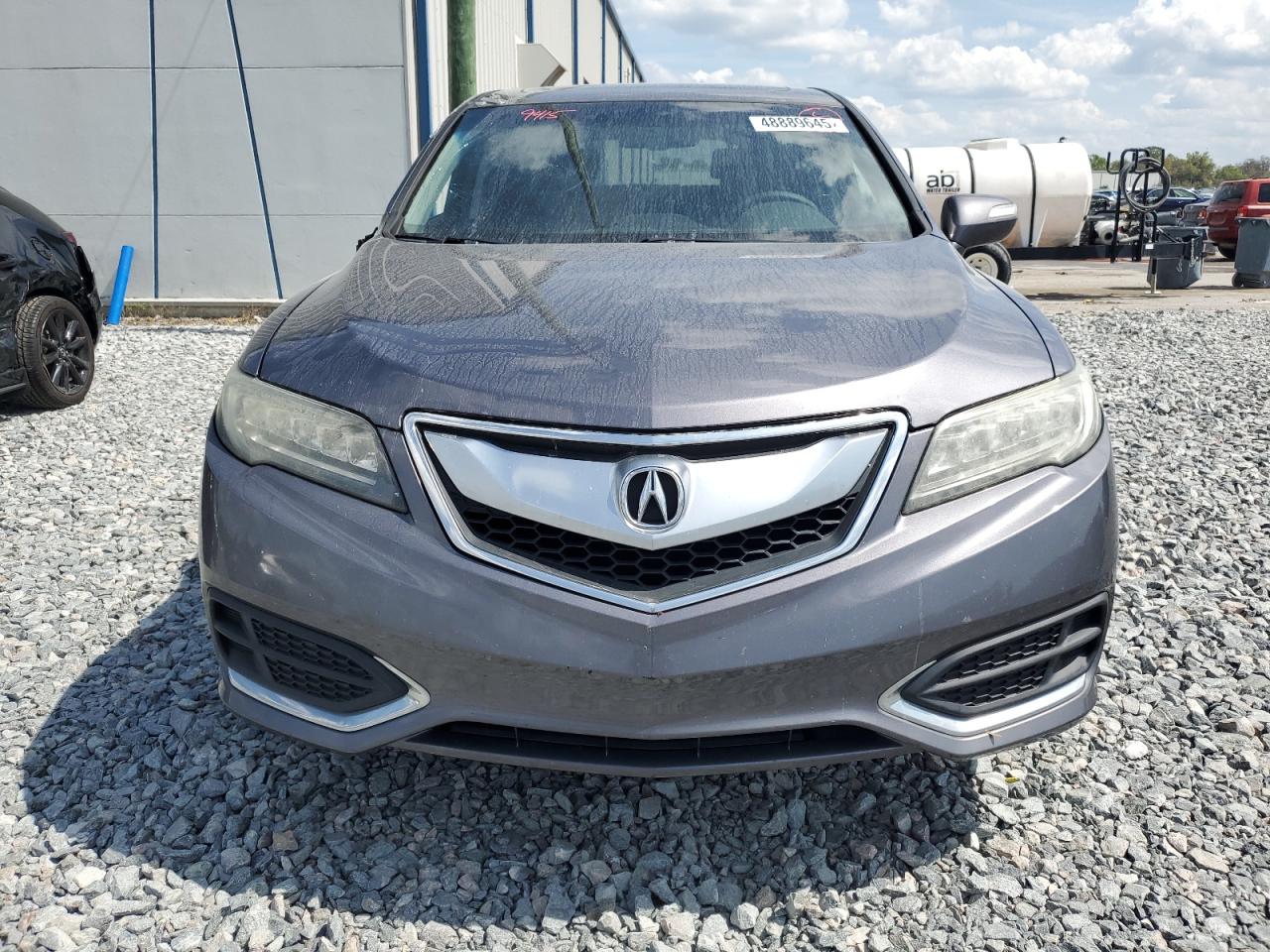 2017 Acura RDX VIN 5J8TB3H3XHL023630 Copart auction photo, side / front end damage thumbnail 5