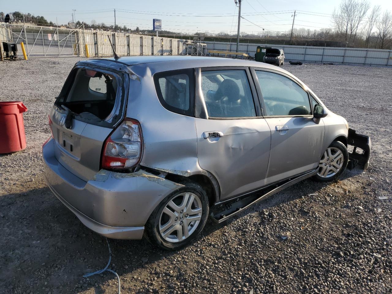 2007 Honda Fit VIN JHMGD38647S039460 Copart auction photo, all over damage thumbnail 3