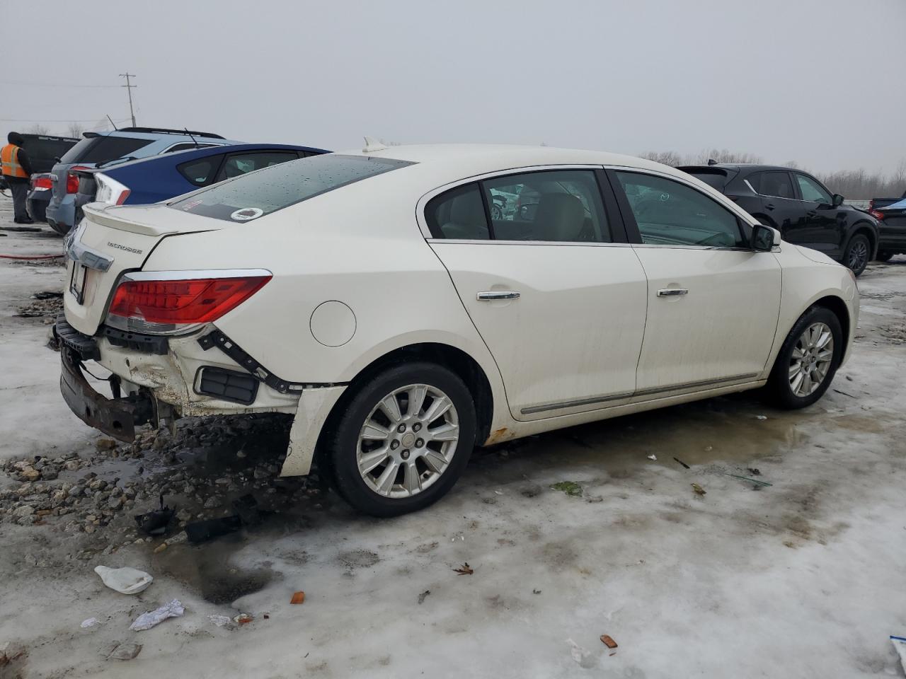 2013 Buick LaCrosse VIN 1G4GC5ERXDF147709 Copart auction photo, rear end damage thumbnail 3
