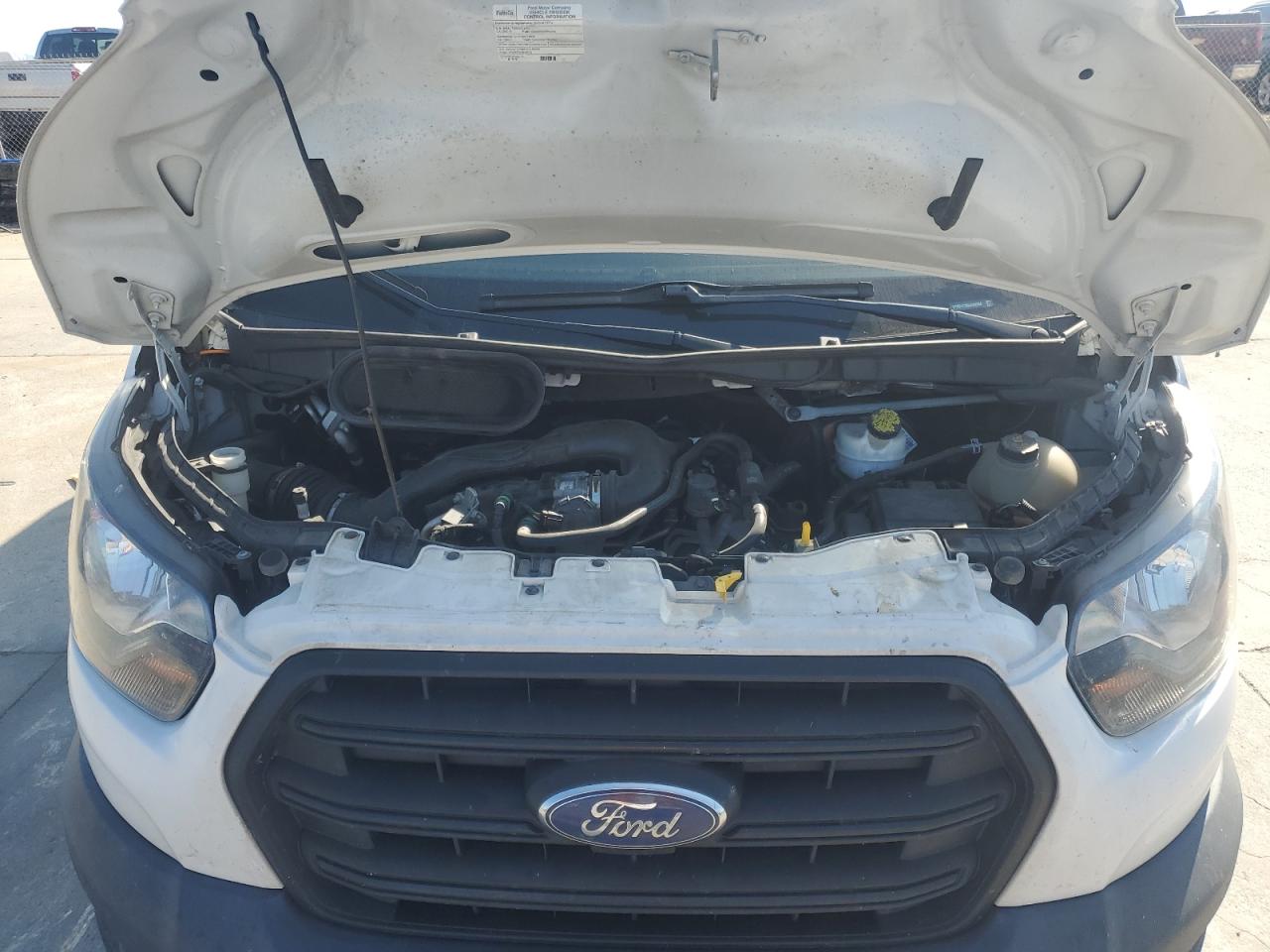 2020 Ford Transit VIN 1FTBR1C88LKA52264 Copart auction photo, rear end damage thumbnail 13