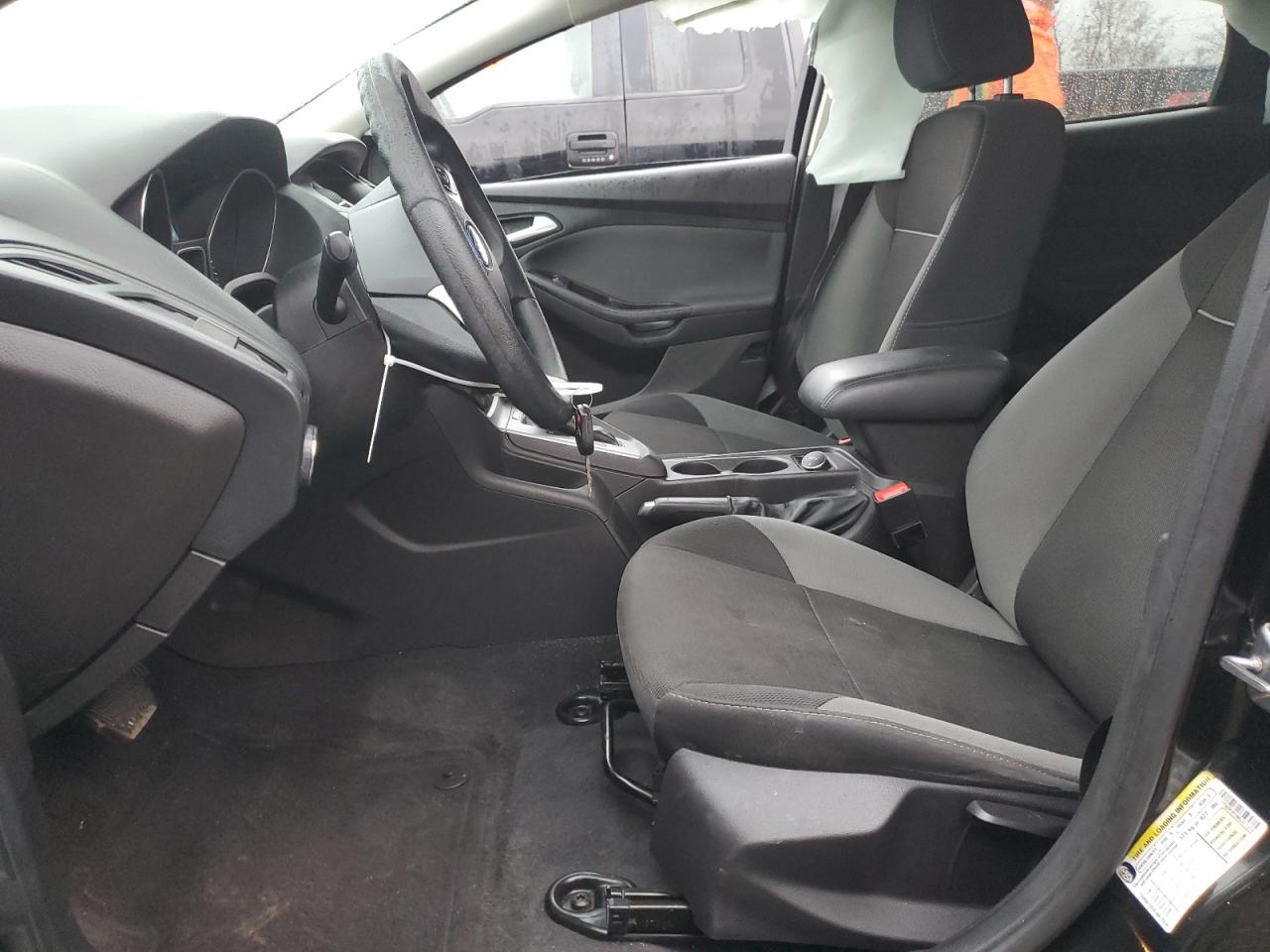 2014 Ford Focus VIN 1FADP3F28EL411374 Copart auction photo, side damage thumbnail 7