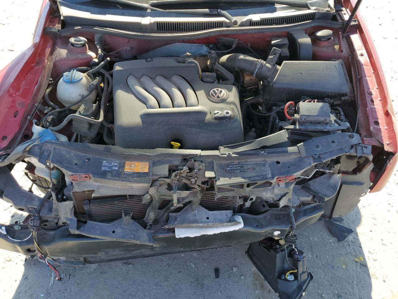 2005 Volkswagen Jetta VIN 3VWSK69M15M019640 Copart auction photo, front end damage thumbnail 13
