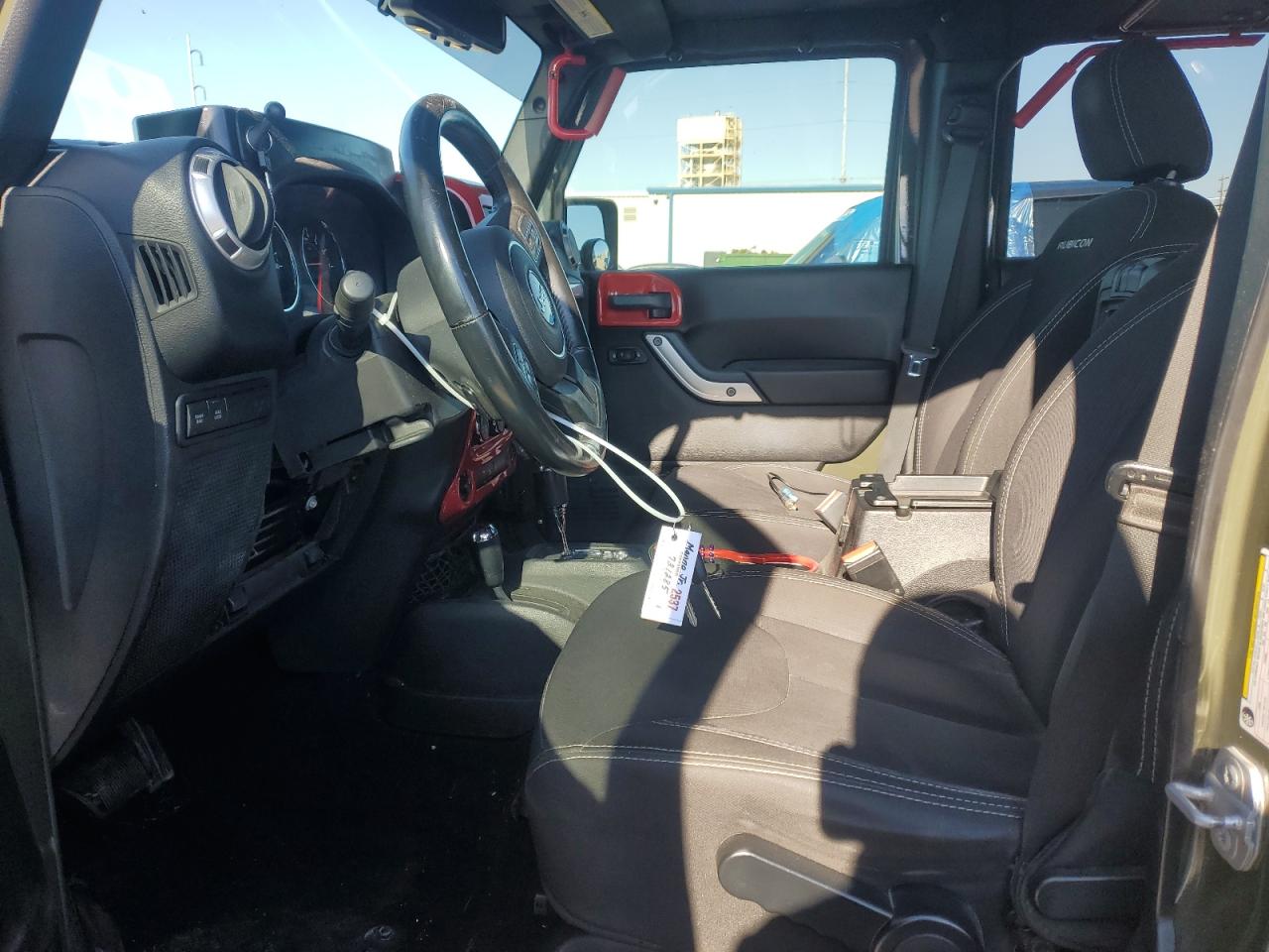 2015 Jeep Wrangler VIN 1C4BJWFG3FL612374 Copart auction photo, rear end damage thumbnail 7