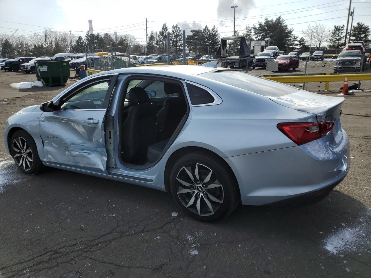 2018 Chevrolet Malibu VIN 1G1ZD5ST5JF114521 Copart auction photo, side damage thumbnail 2