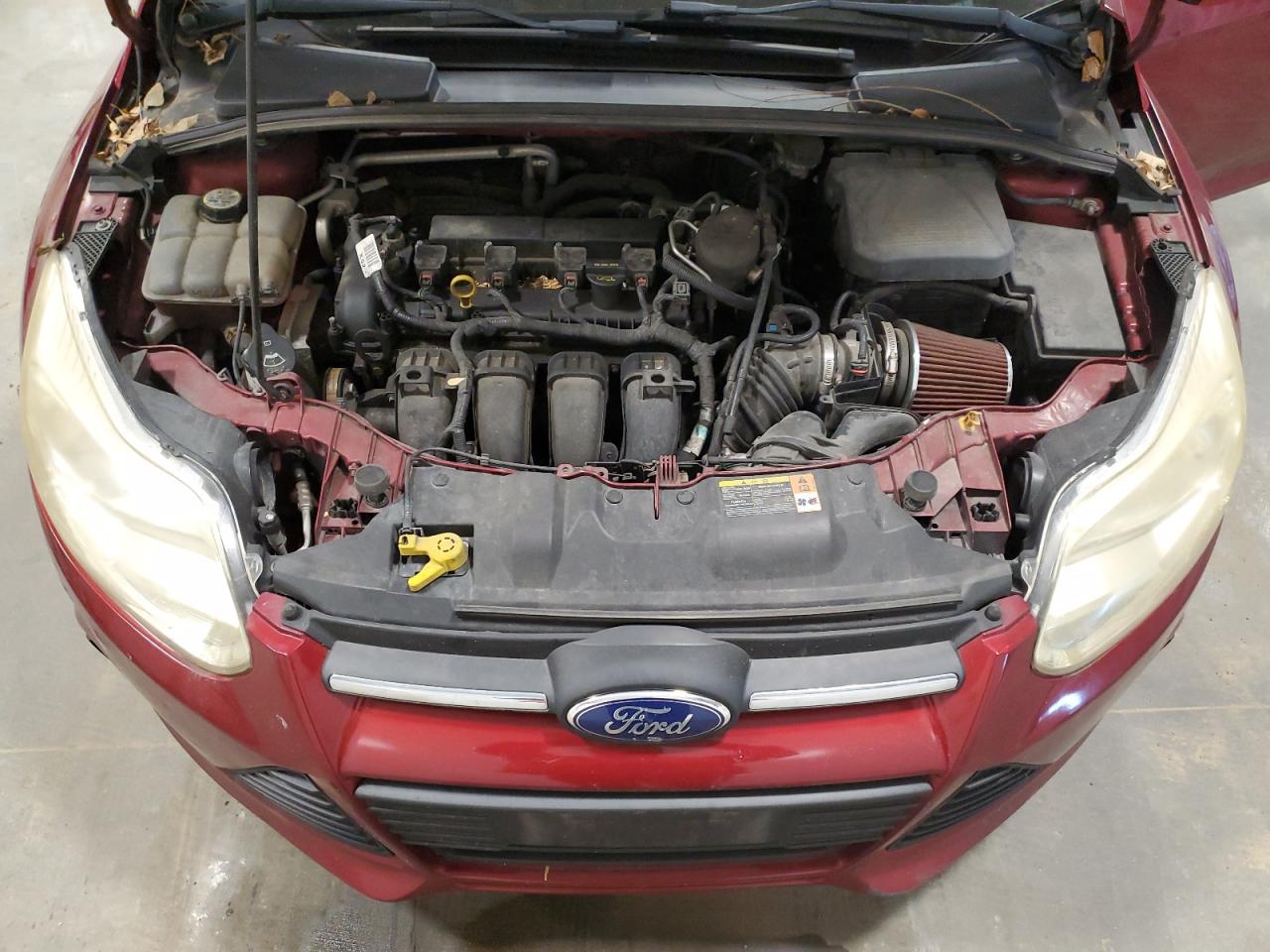2013 Ford Focus VIN 1FADP3F20DL253031 Copart auction photo, side / front end damage thumbnail 11