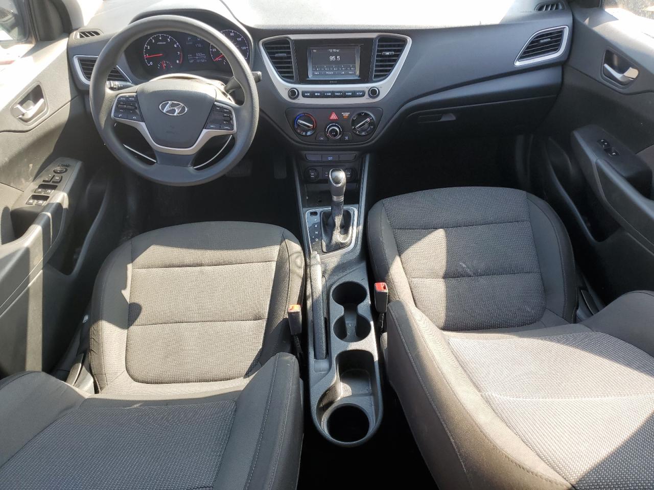 2019 Hyundai Accent VIN 3KPC24A31KE071936 Copart auction photo, burn damage thumbnail 8