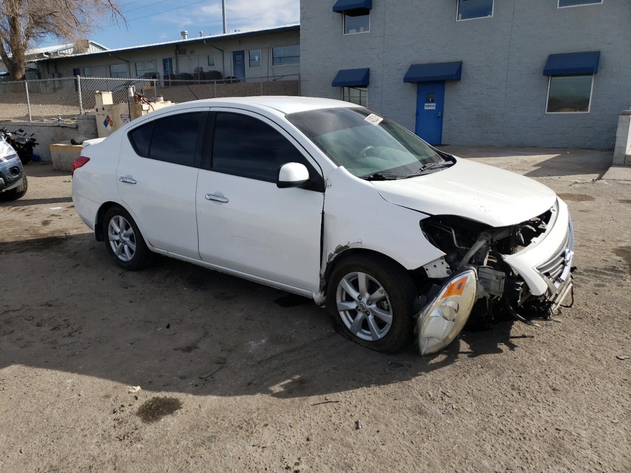 2014 Nissan Versa VIN 3N1CN7AP9EL843355 Copart auction photo, front end damage thumbnail 4