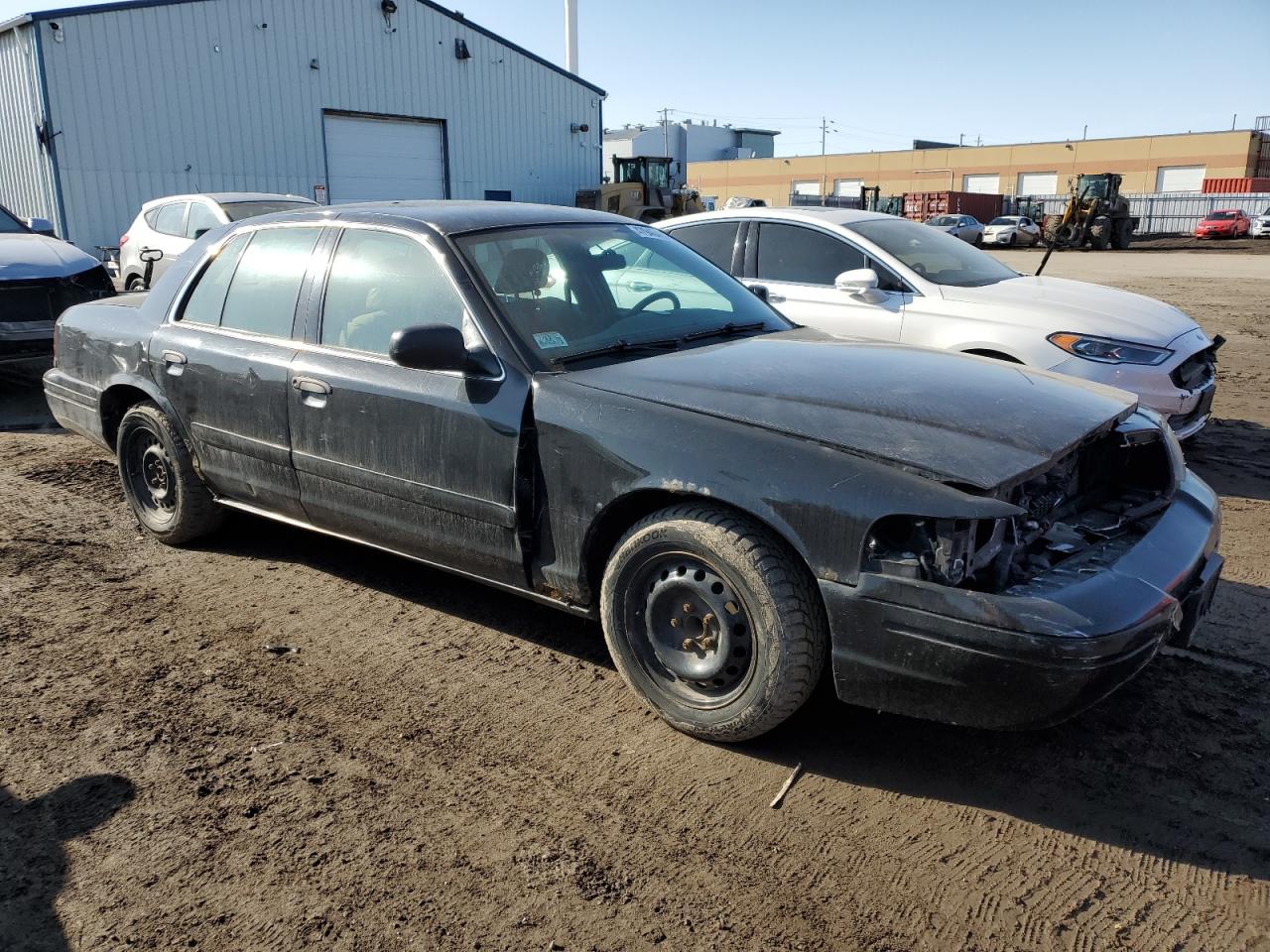 2003 Ford Crown Victoria VIN 2FAFP71W93X220363 Copart auction photo, front end / side damage thumbnail 4