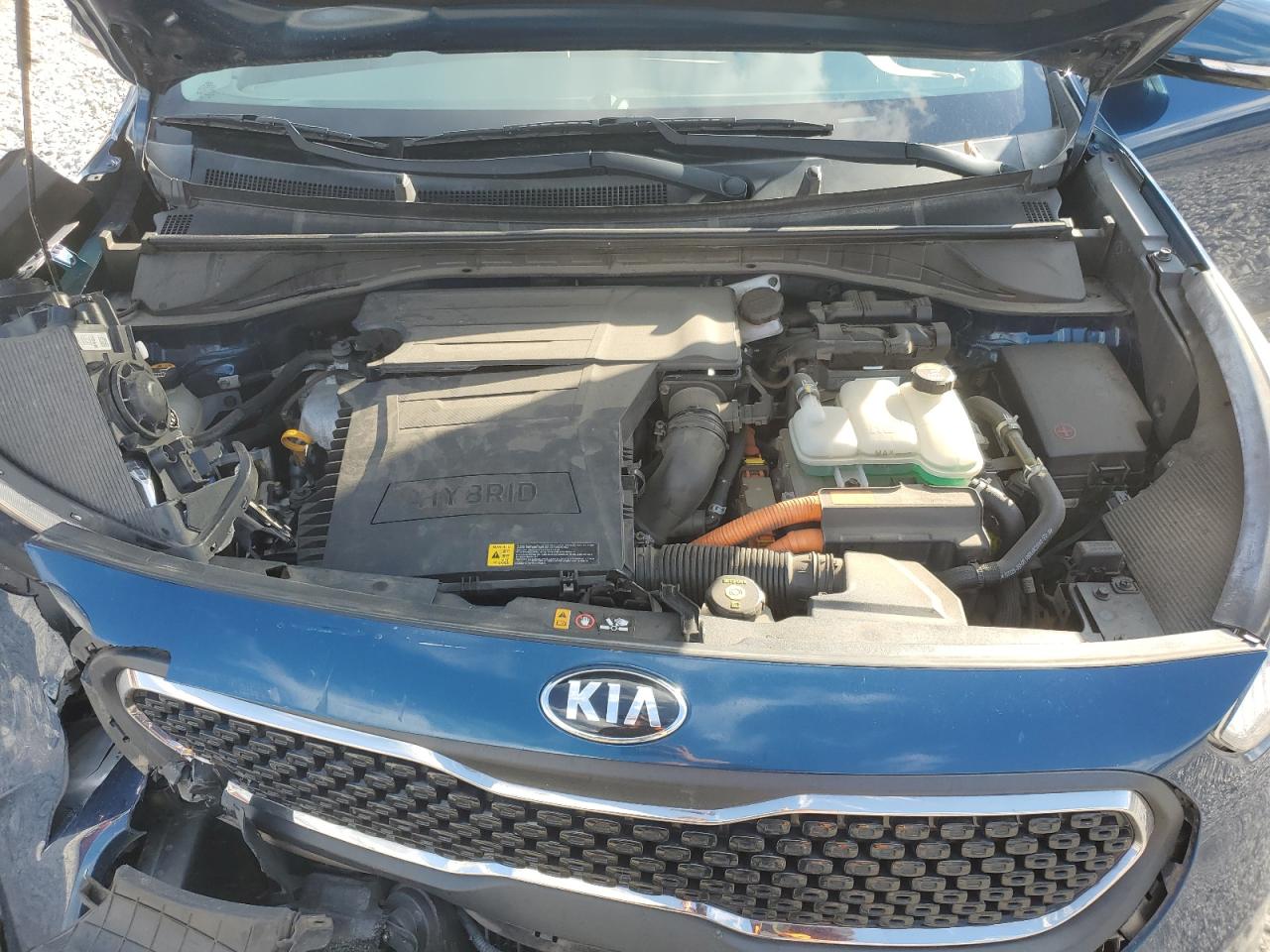 2018 KIA Niro VIN KNDCC3LC7J5112018 Copart auction photo, front end damage thumbnail 13