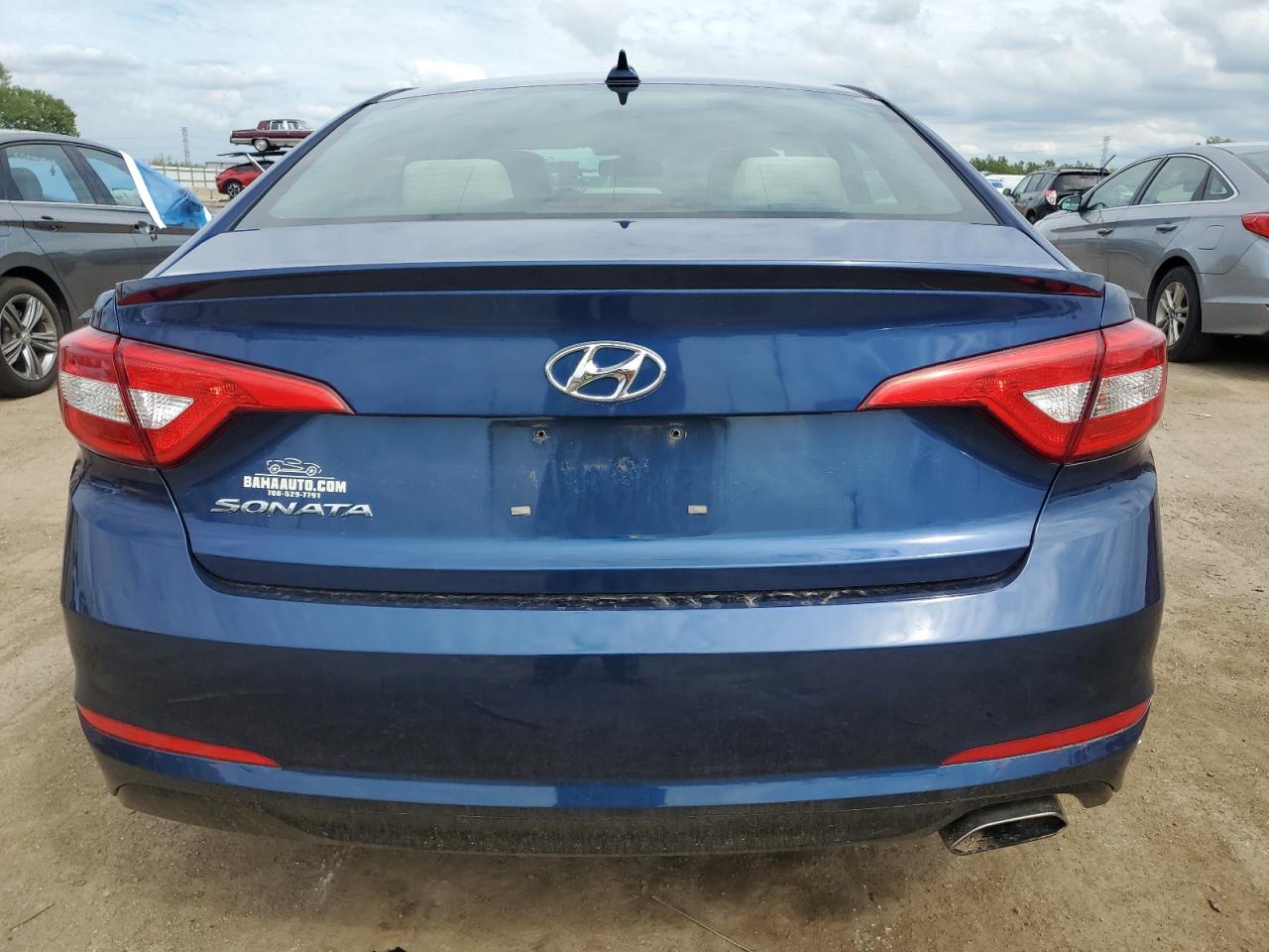 2015 Hyundai Sonata VIN 5NPE24AF5FH182705 Copart auction photo, vandalism damage thumbnail 6